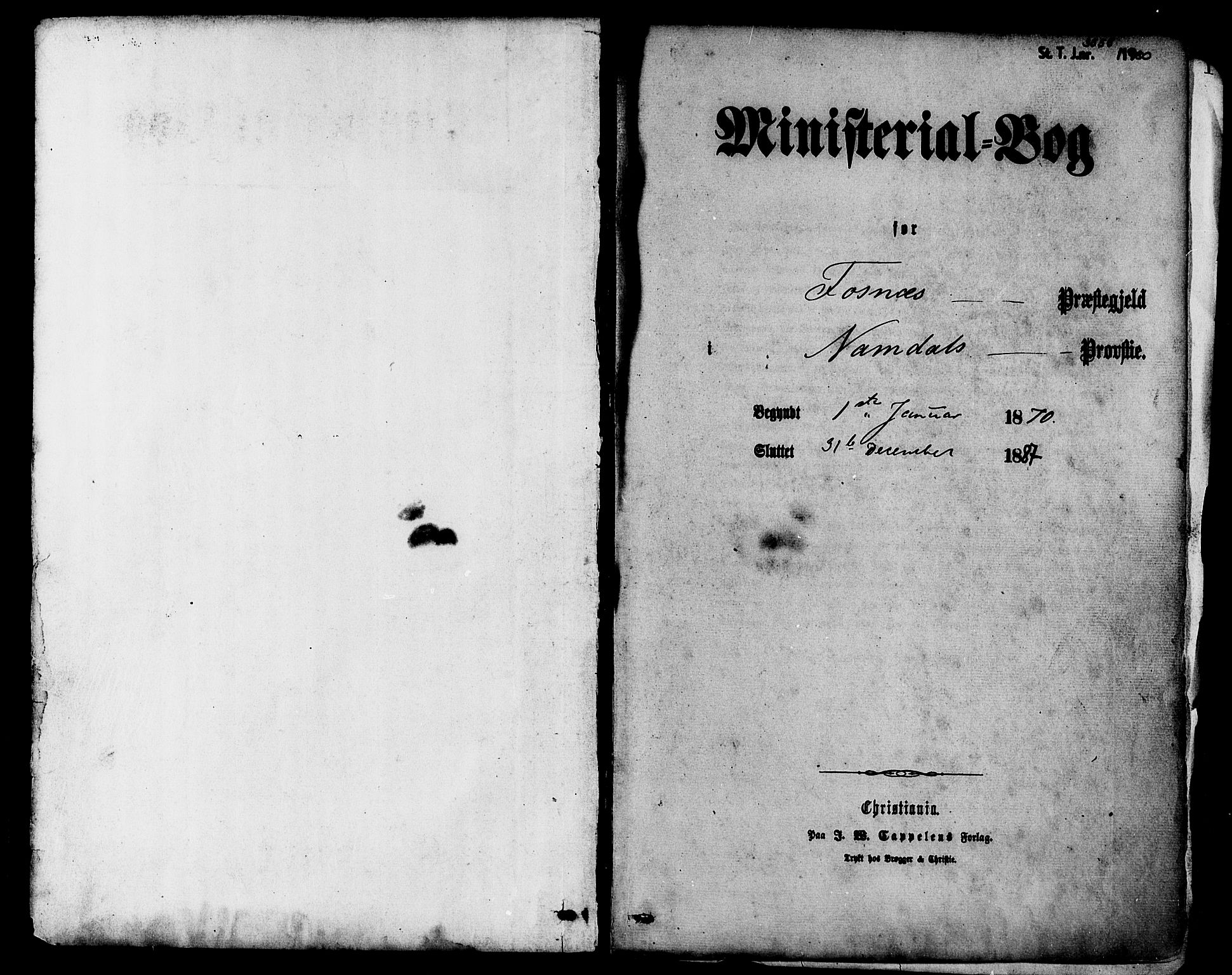 Ministerialprotokoller, klokkerbøker og fødselsregistre - Nord-Trøndelag, SAT/A-1458/773/L0616: Parish register (official) no. 773A07, 1870-1887