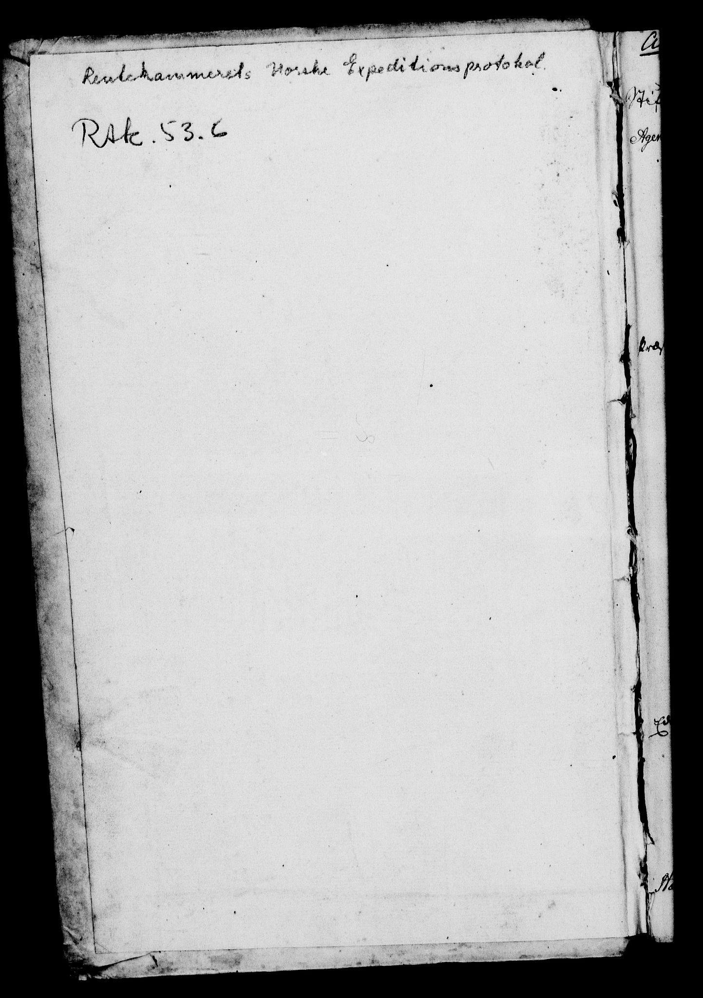 Rentekammeret, Kammerkanselliet, RA/EA-3111/G/Gg/Gga/L0006: Norsk ekspedisjonsprotokoll med register (merket RK 53.6), 1749-1759