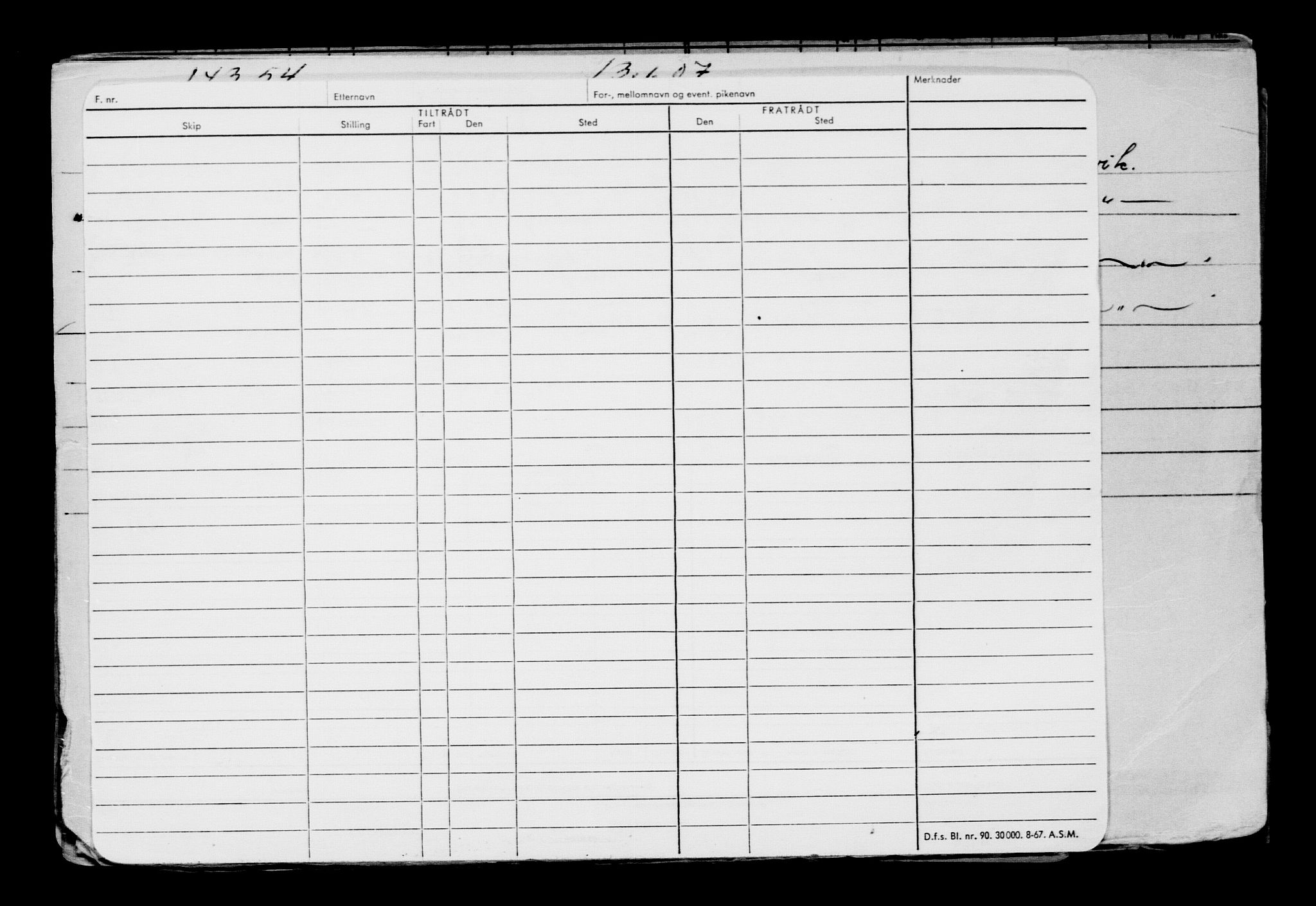 Direktoratet for sjømenn, AV/RA-S-3545/G/Gb/L0069: Hovedkort, 1907, p. 130