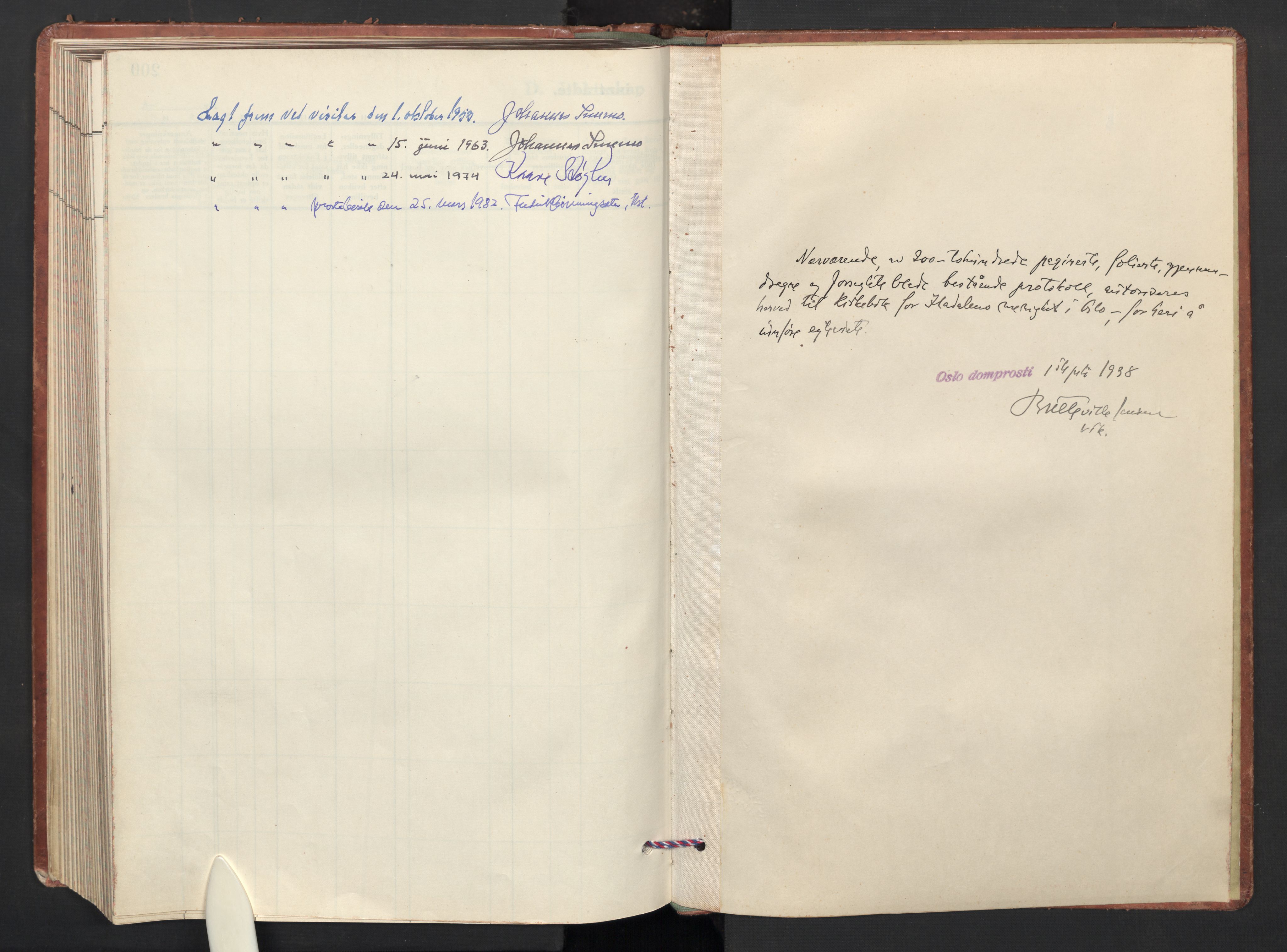 Iladalen småkirkemenighet Kirkebøker, AV/SAO-A-10326a/F/L0002: Parish register (official) no. 2, 1938-1976