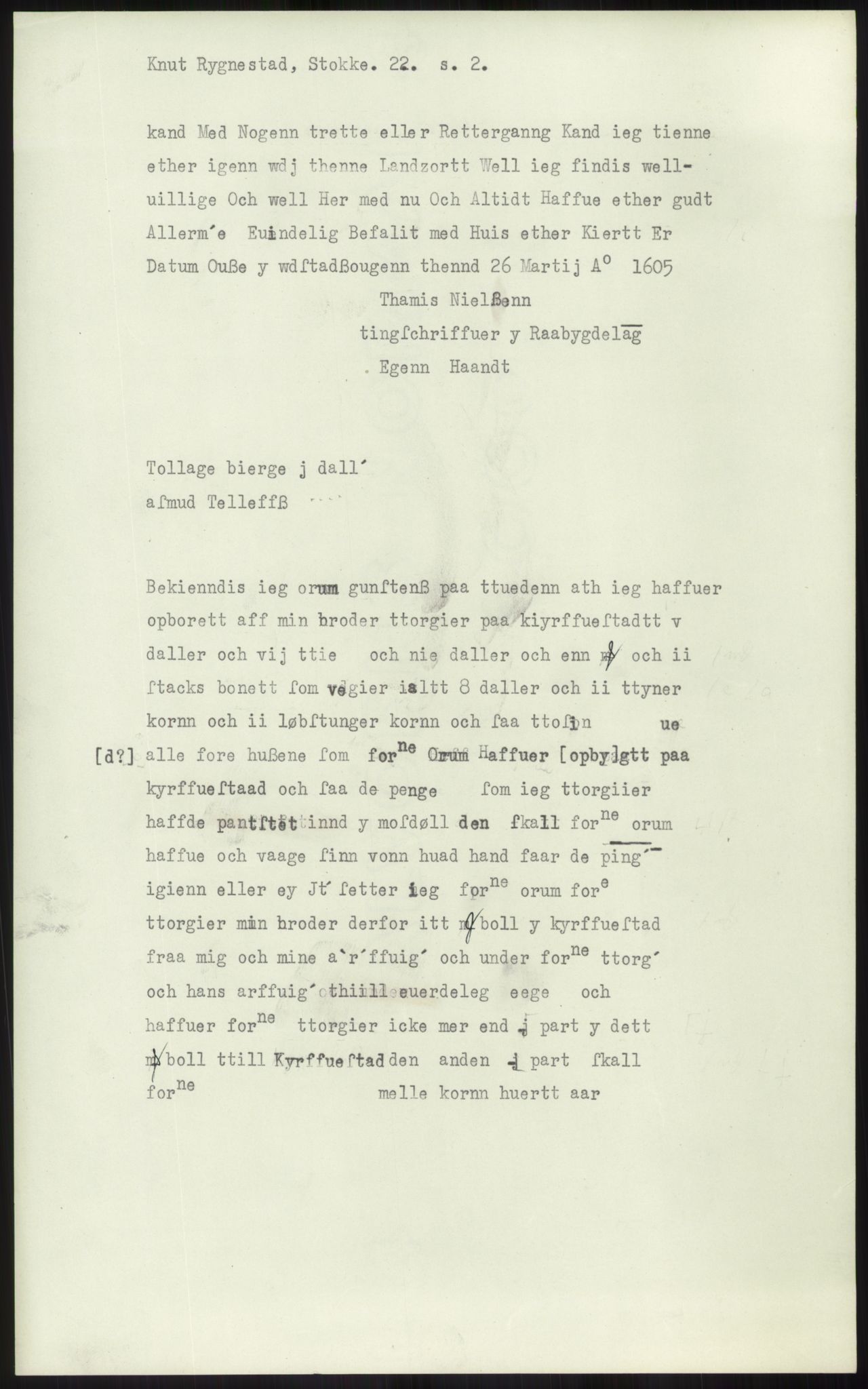 Samlinger til kildeutgivelse, Diplomavskriftsamlingen, AV/RA-EA-4053/H/Ha, p. 1541