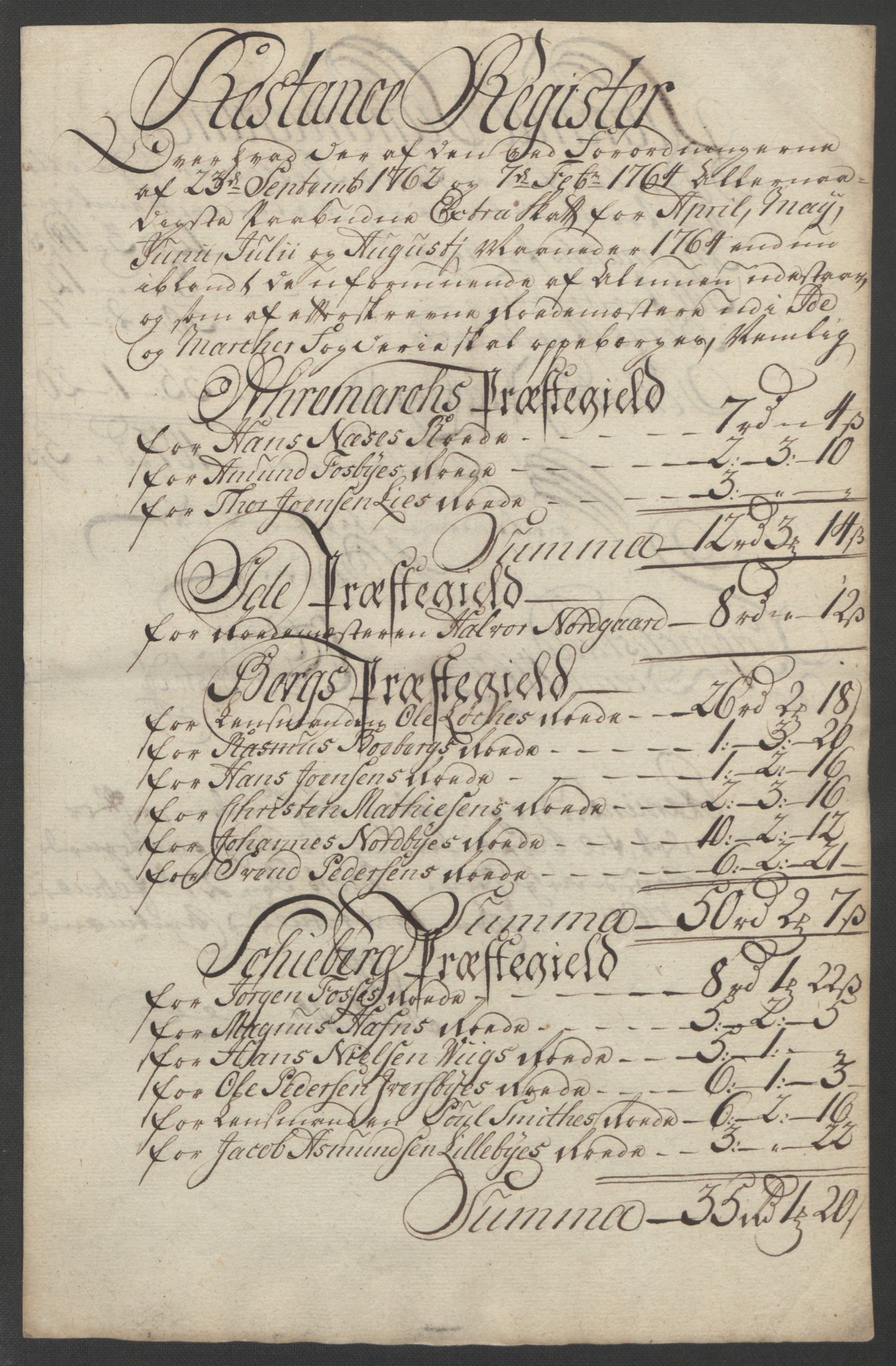 Rentekammeret inntil 1814, Reviderte regnskaper, Fogderegnskap, AV/RA-EA-4092/R01/L0097: Ekstraskatten Idd og Marker, 1756-1767, p. 296