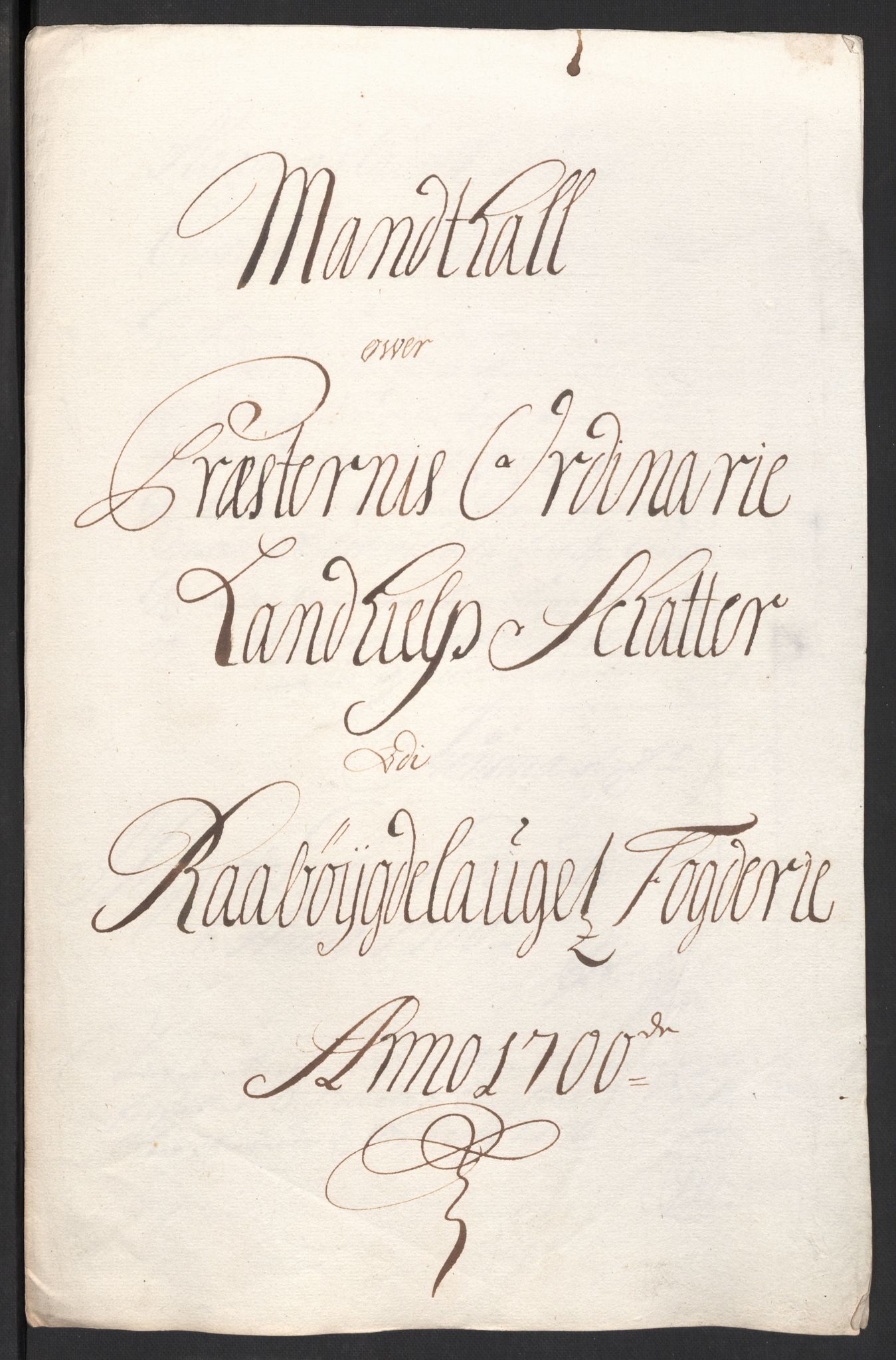 Rentekammeret inntil 1814, Reviderte regnskaper, Fogderegnskap, RA/EA-4092/R40/L2446: Fogderegnskap Råbyggelag, 1700-1702, p. 47