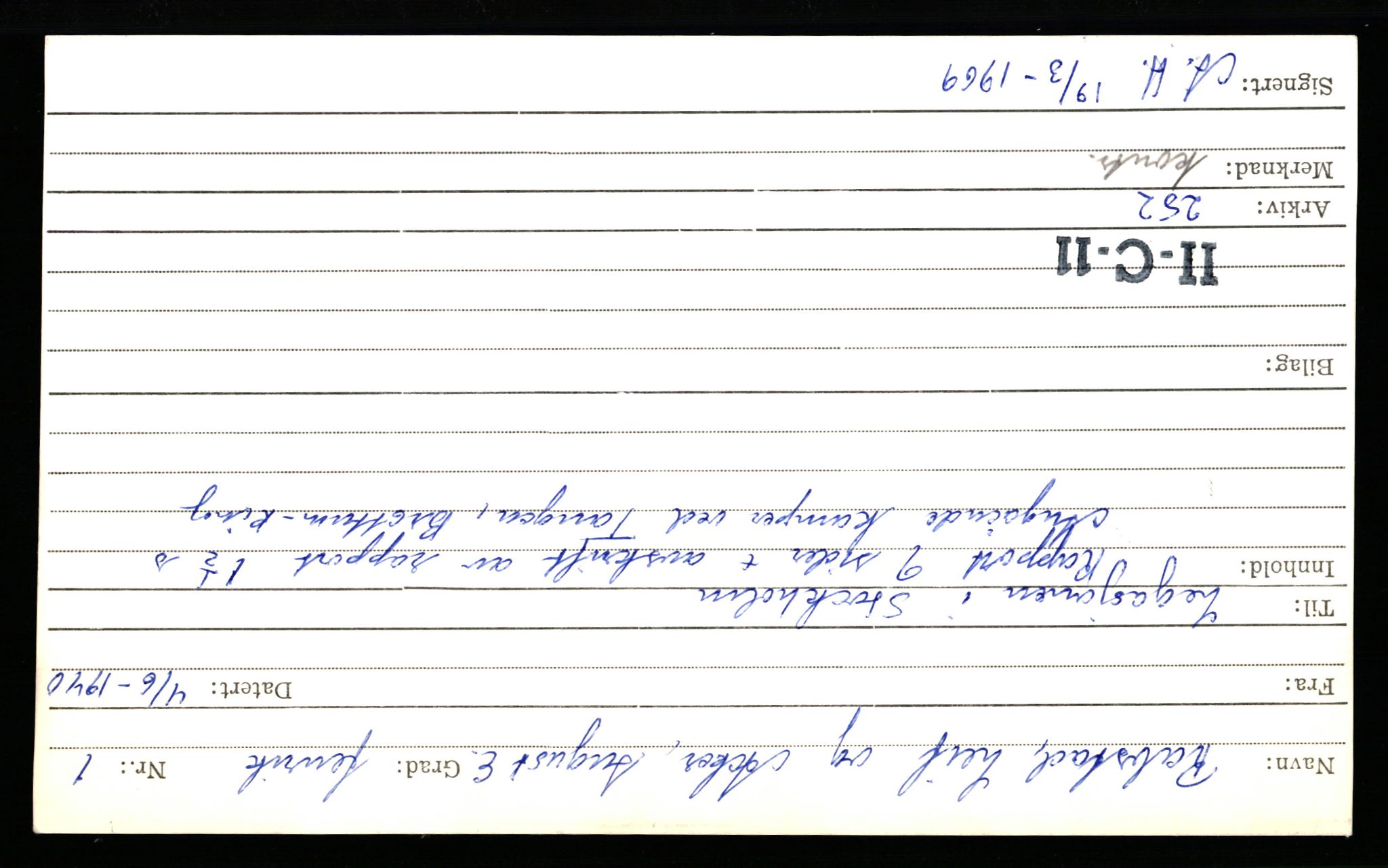 Forsvaret, Forsvarets krigshistoriske avdeling, AV/RA-RAFA-2017/E/Ed/L0158: FKA:  Forfatterkartotek N - Sk., 1945-1979, p. 656