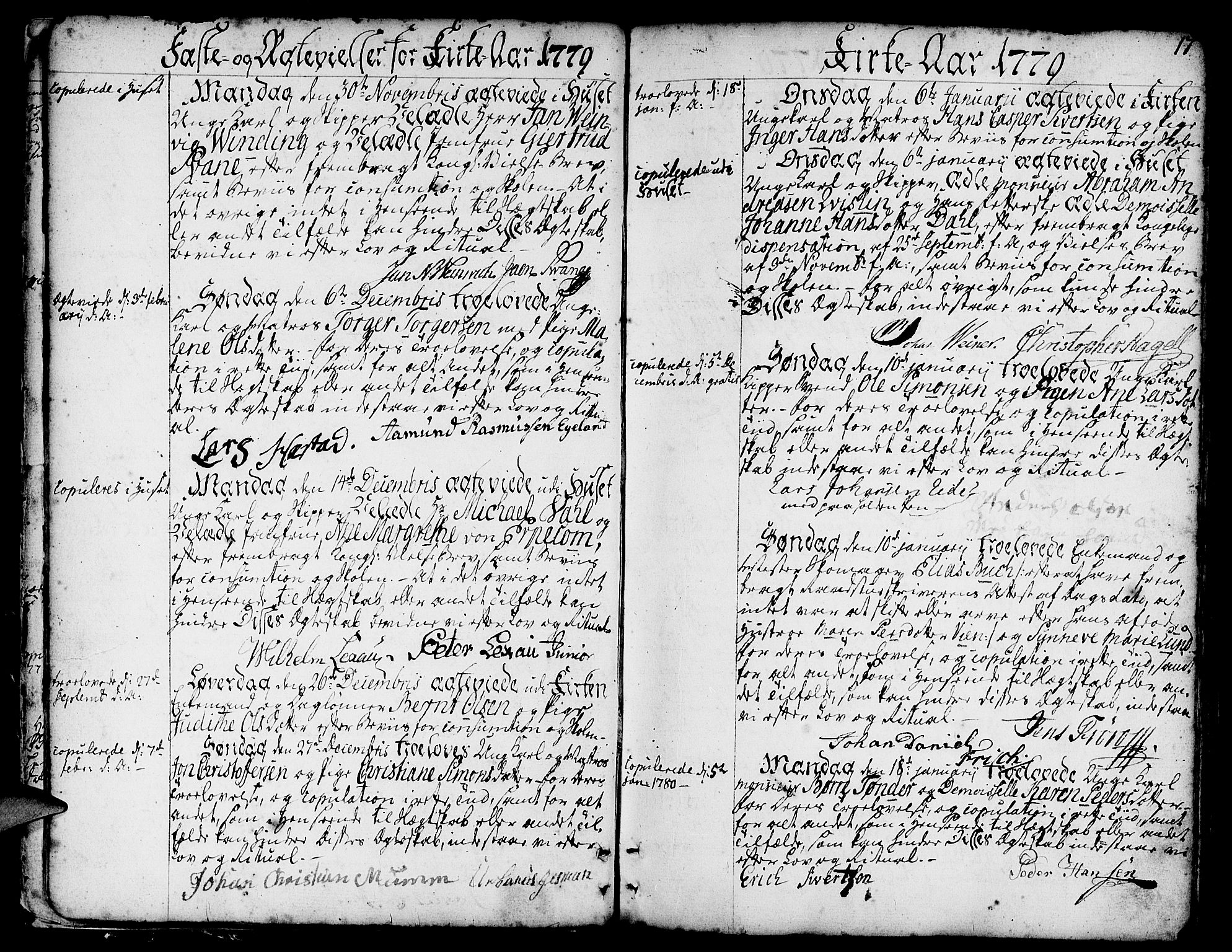 Nykirken Sokneprestembete, SAB/A-77101/H/Haa/L0008: Parish register (official) no. A 8, 1776-1814, p. 17