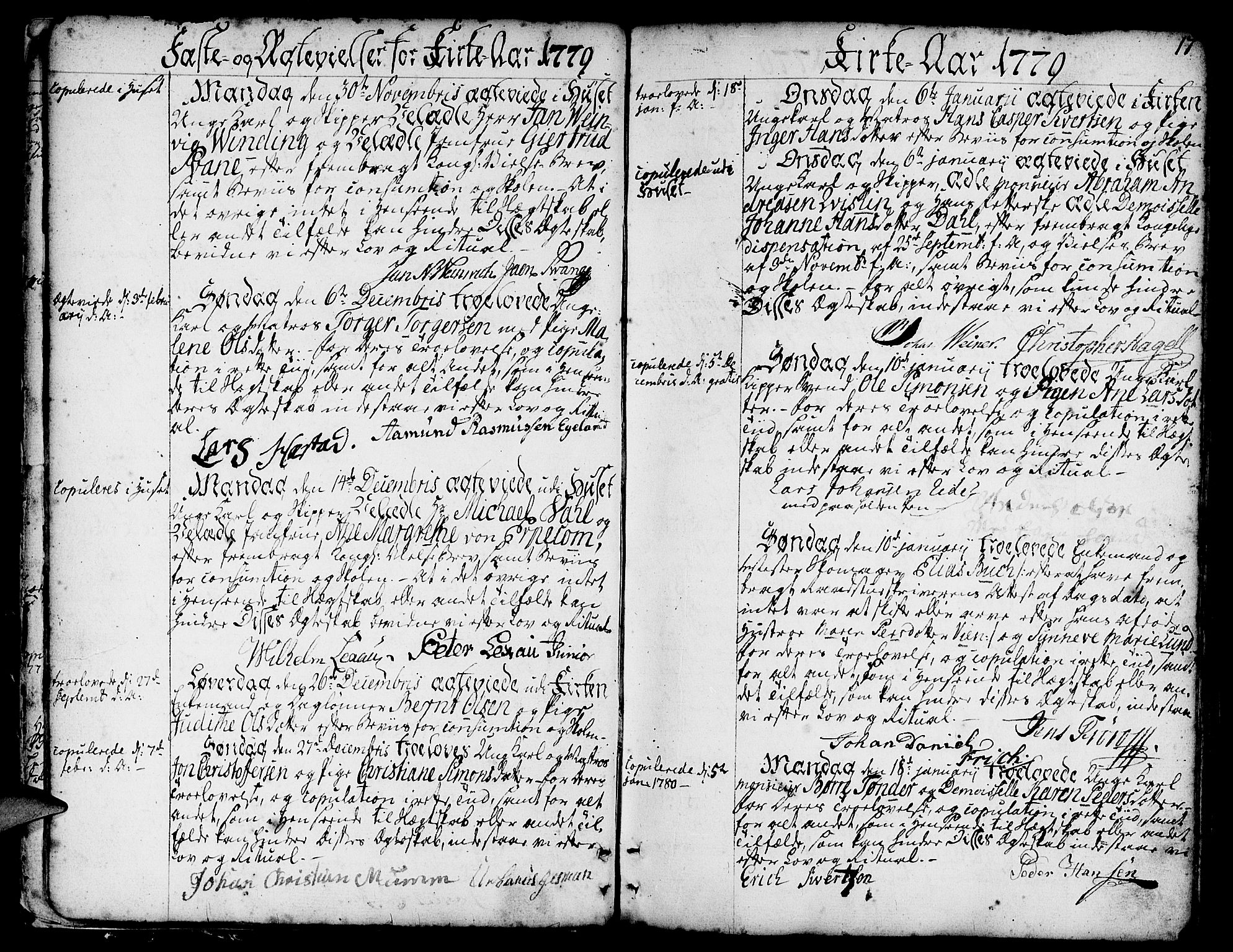 Nykirken Sokneprestembete, AV/SAB-A-77101/H/Haa/L0008: Parish register (official) no. A 8, 1776-1814, p. 17