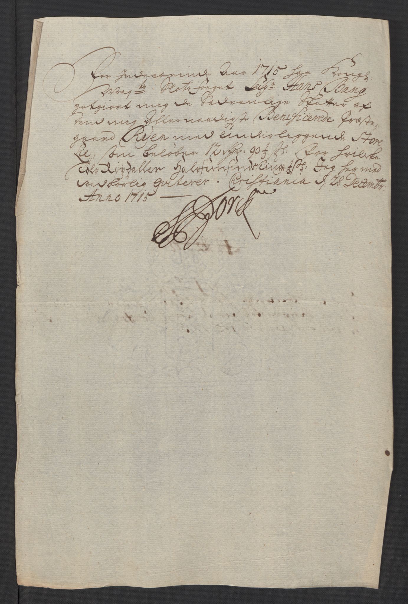 Rentekammeret inntil 1814, Reviderte regnskaper, Fogderegnskap, AV/RA-EA-4092/R10/L0453: Fogderegnskap Aker og Follo, 1715, p. 232