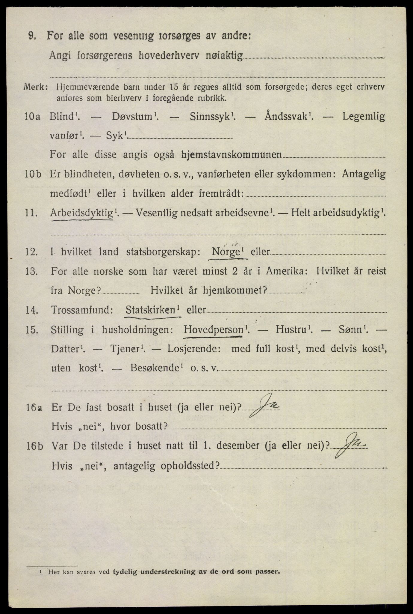 SAKO, 1920 census for Bø (Telemark), 1920, p. 6627