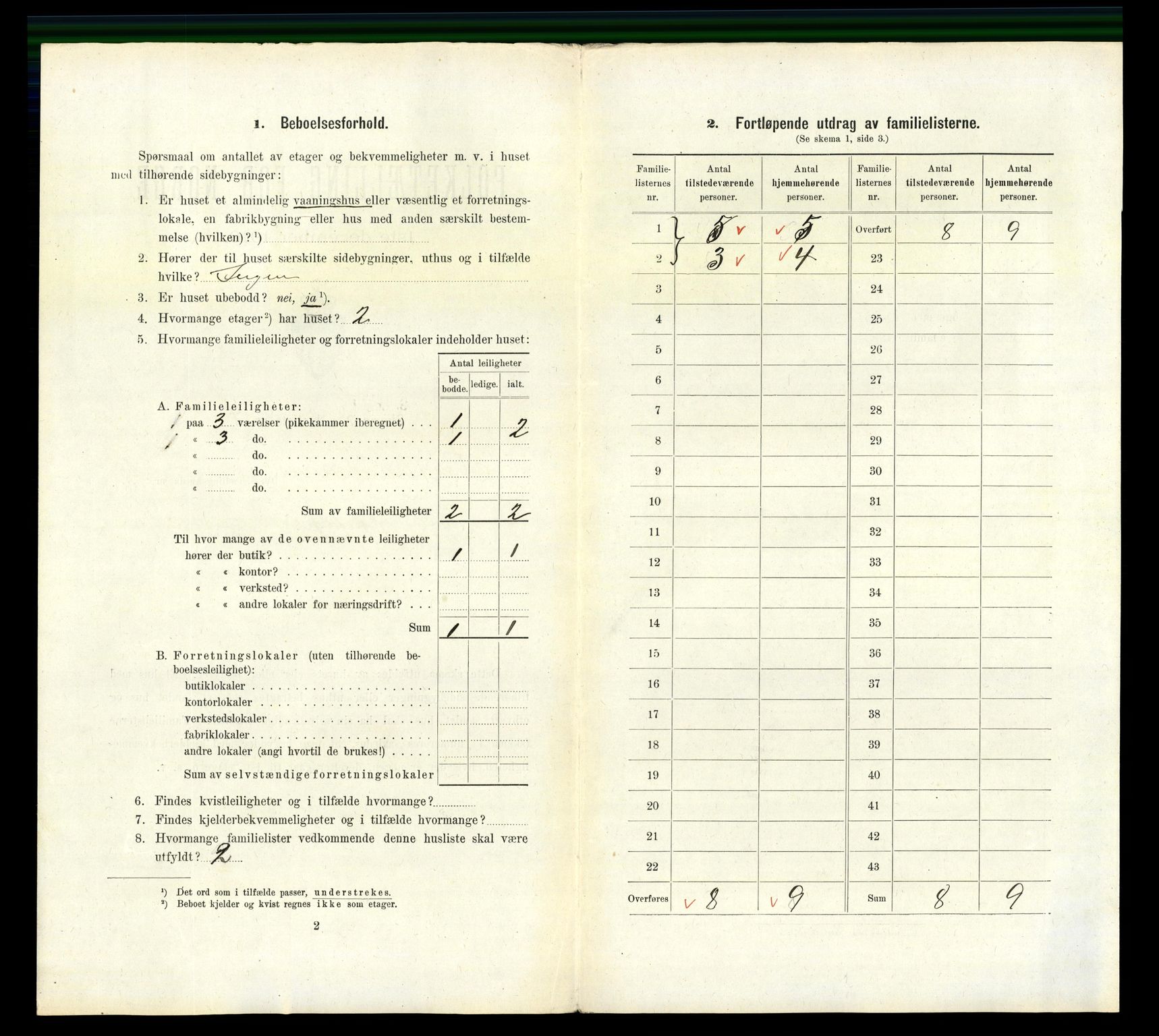 RA, 1910 census for Kristiansand, 1910, p. 3101