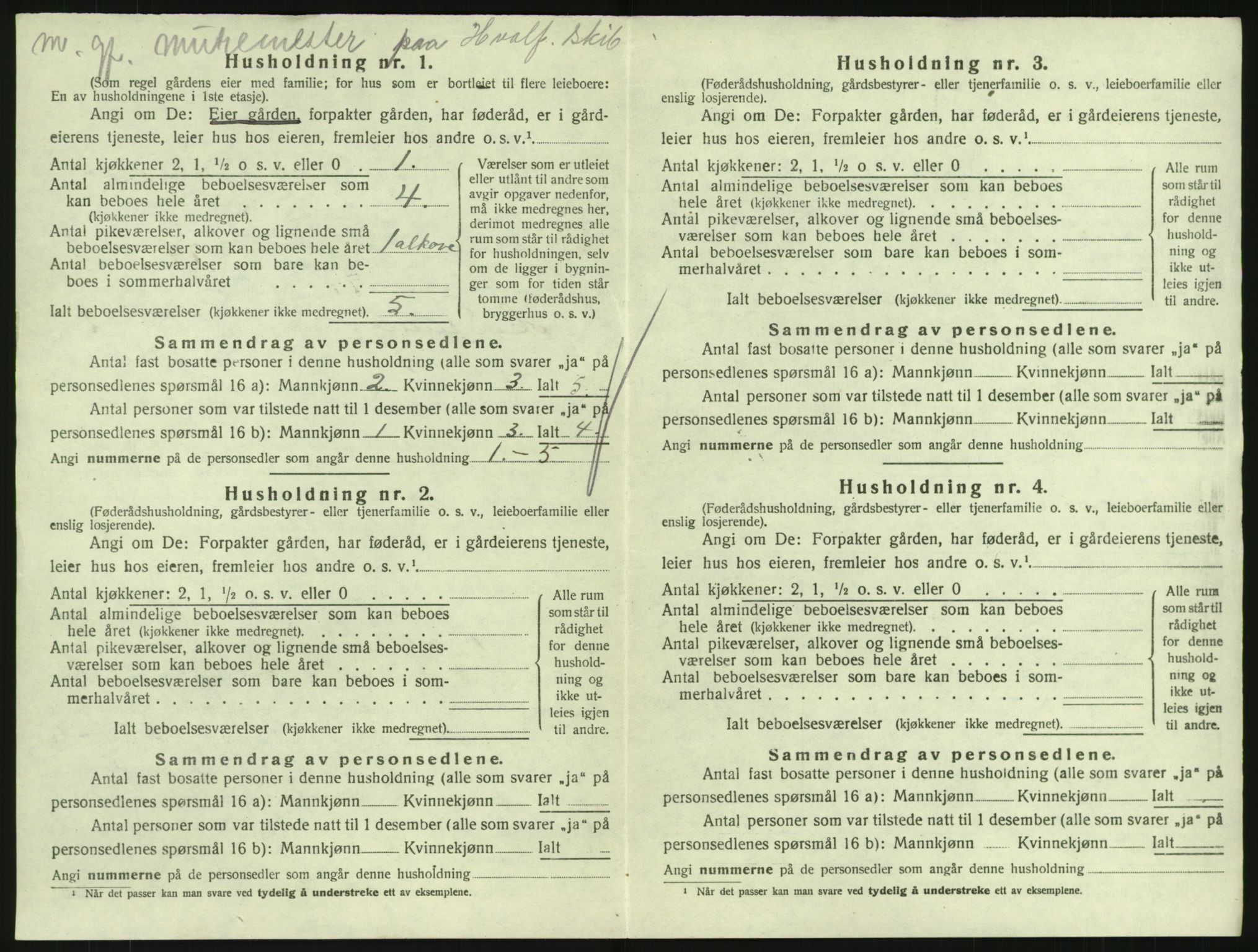 SAKO, 1920 census for Hedrum, 1920, p. 278