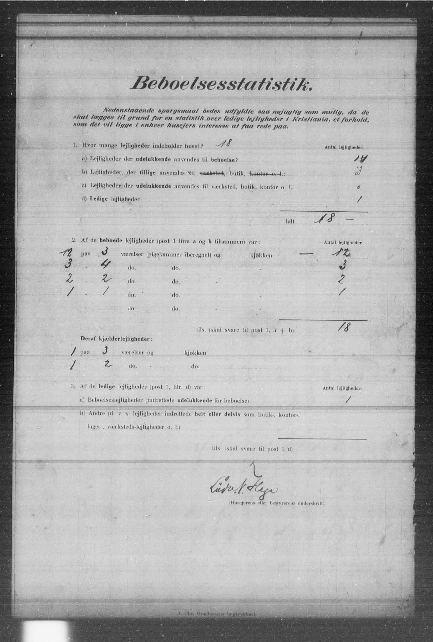 OBA, Municipal Census 1902 for Kristiania, 1902, p. 16077