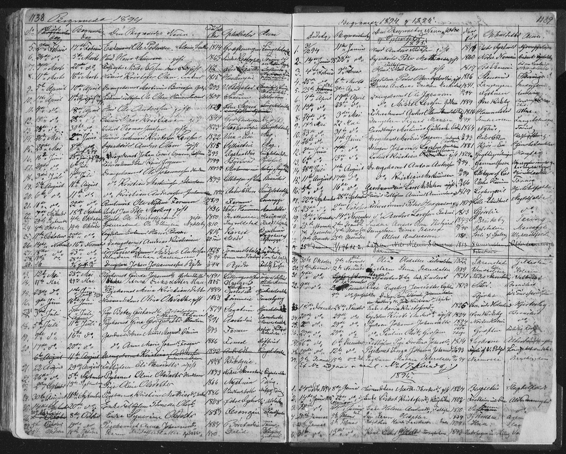Vang prestekontor, Hedmark, SAH/PREST-008/H/Ha/Hab/L0010B: Parish register (copy) no. 10b, 1854-1896, p. 1138-1139