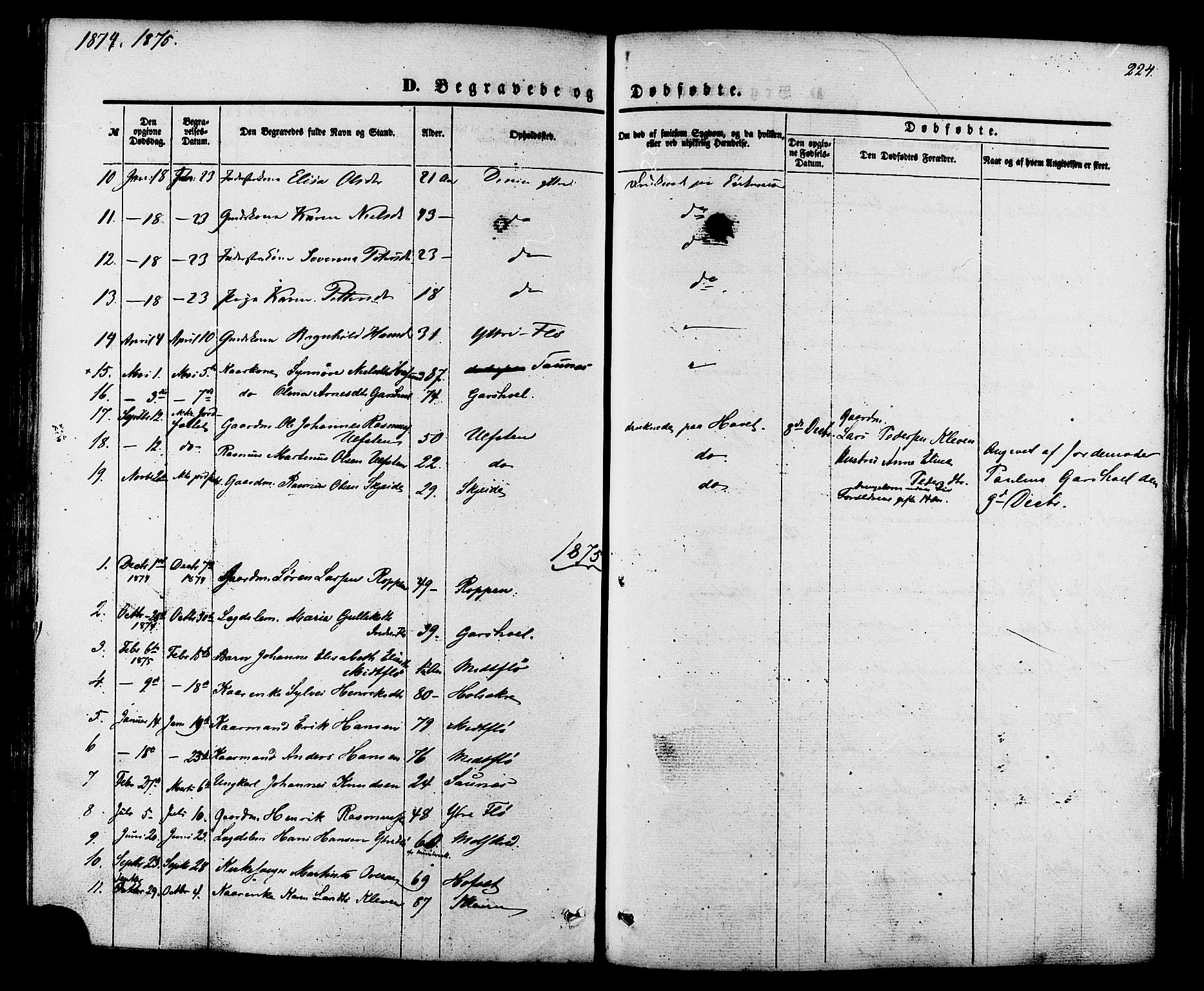 Ministerialprotokoller, klokkerbøker og fødselsregistre - Møre og Romsdal, AV/SAT-A-1454/509/L0105: Parish register (official) no. 509A03, 1848-1882, p. 224