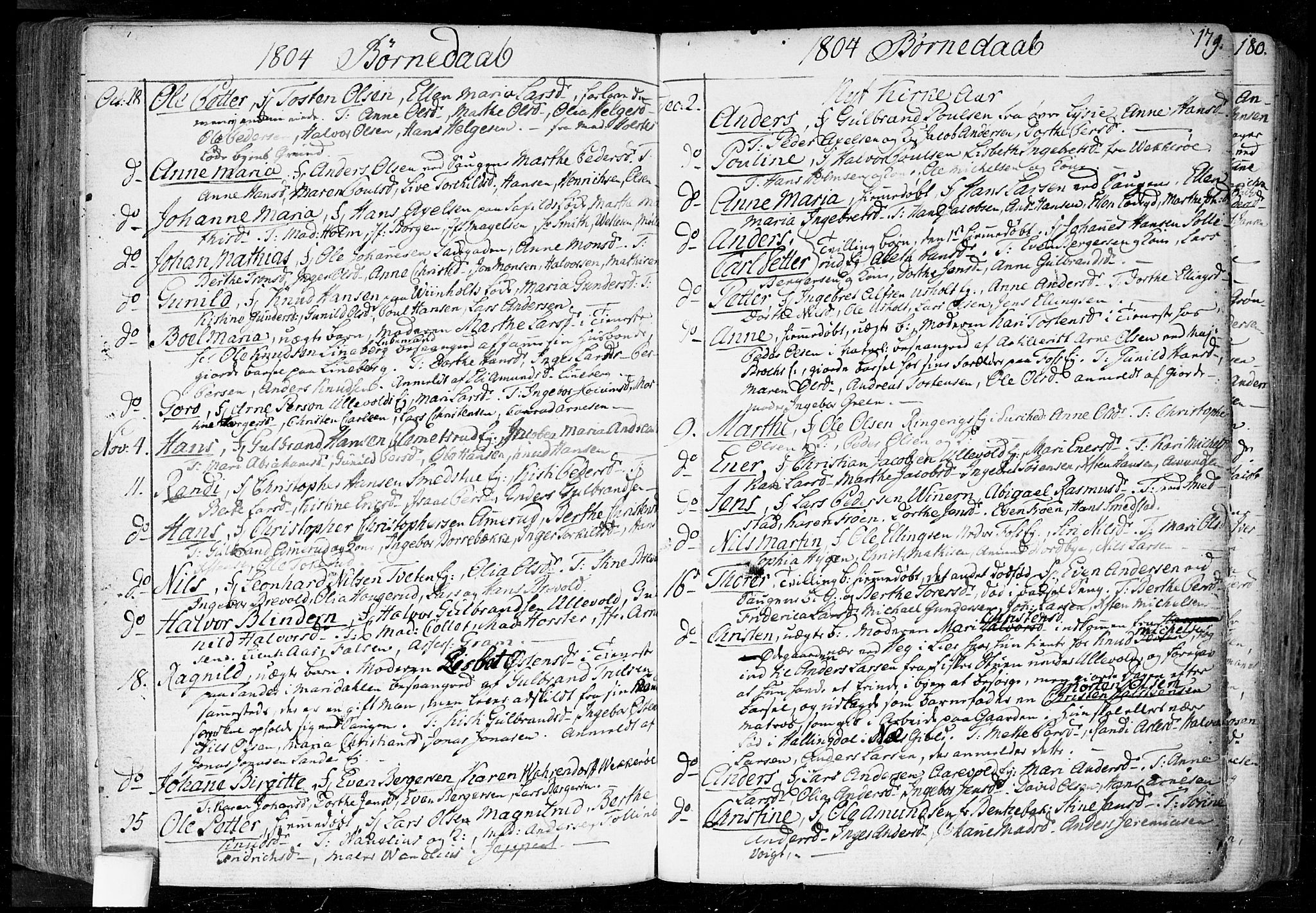 Aker prestekontor kirkebøker, SAO/A-10861/F/L0010: Parish register (official) no. 10, 1786-1809, p. 179