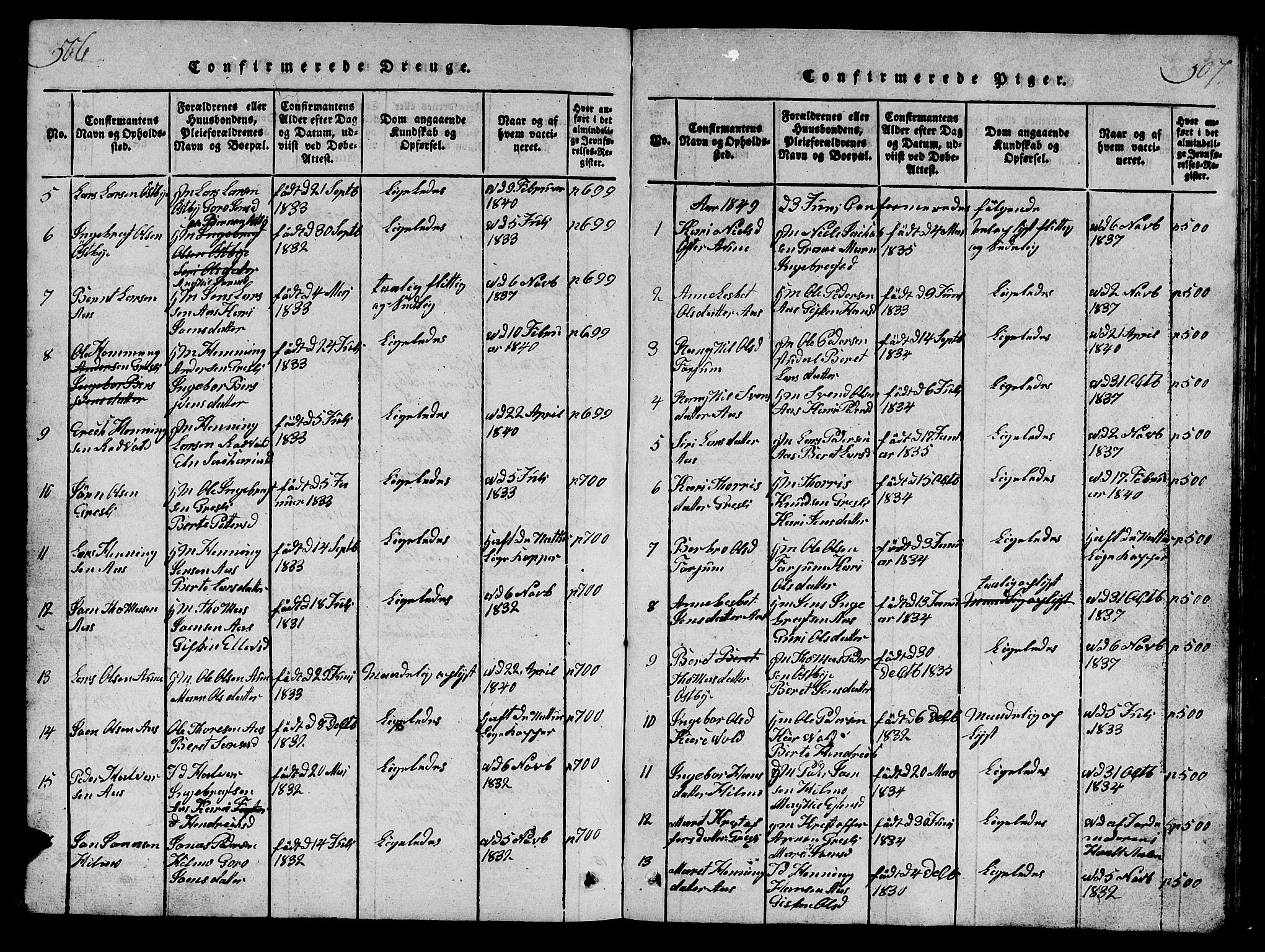 Ministerialprotokoller, klokkerbøker og fødselsregistre - Sør-Trøndelag, AV/SAT-A-1456/698/L1164: Parish register (copy) no. 698C01, 1816-1861, p. 506-507