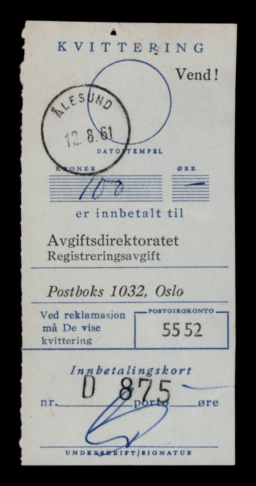 Møre og Romsdal vegkontor - Ålesund trafikkstasjon, SAT/A-4099/F/Fe/L0013: Registreringskort for kjøretøy T 1451 - T 1564, 1927-1998, p. 201