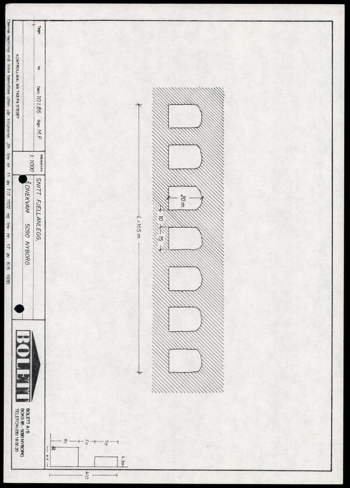 Statens forurensningstilsyn, hovedkontoret, AV/RA-S-4136/1/D/Da/L1368: Kommunalt avløpsvann, slam og avfall, vannforsyning, analyse, akvakultur og produktkontroll, 1983-1993, p. 70