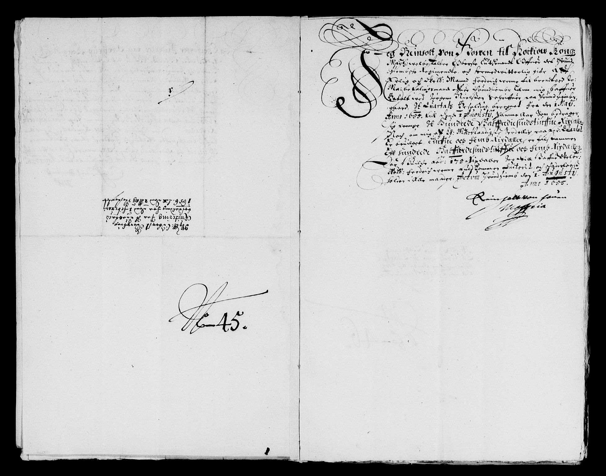 Rentekammeret inntil 1814, Reviderte regnskaper, Lensregnskaper, AV/RA-EA-5023/R/Rb/Rbw/L0124: Trondheim len, 1642-1656