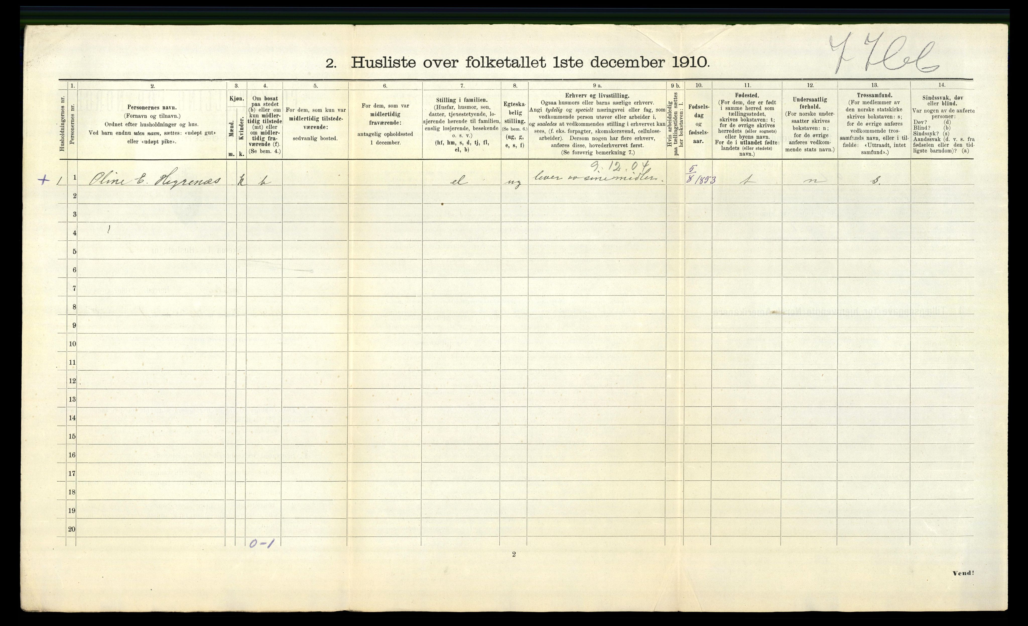 RA, 1910 census for Jølster, 1910, p. 503