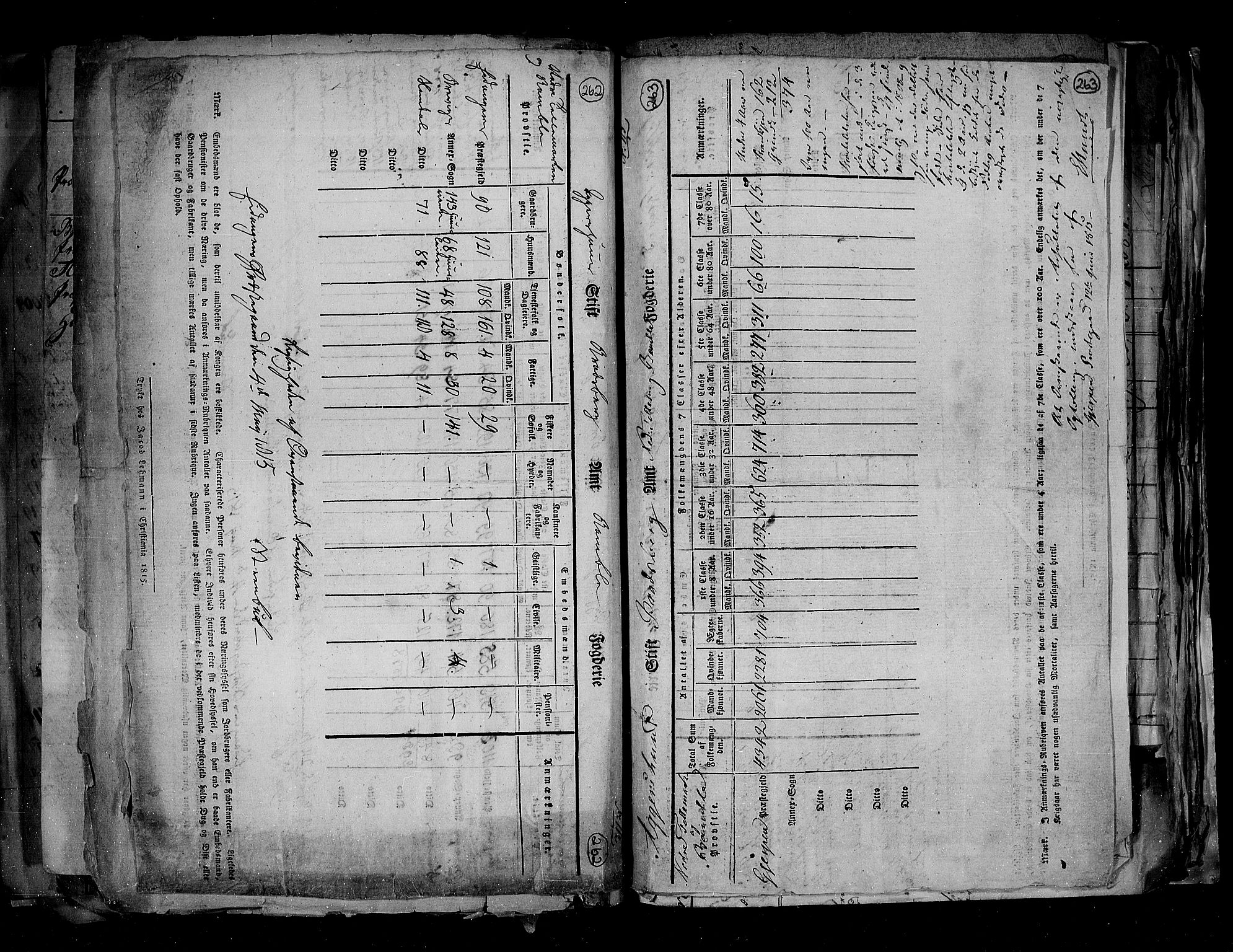 RA, Census 1815, vol. 1: Akershus stift and Kristiansand stift, 1815, p. 191