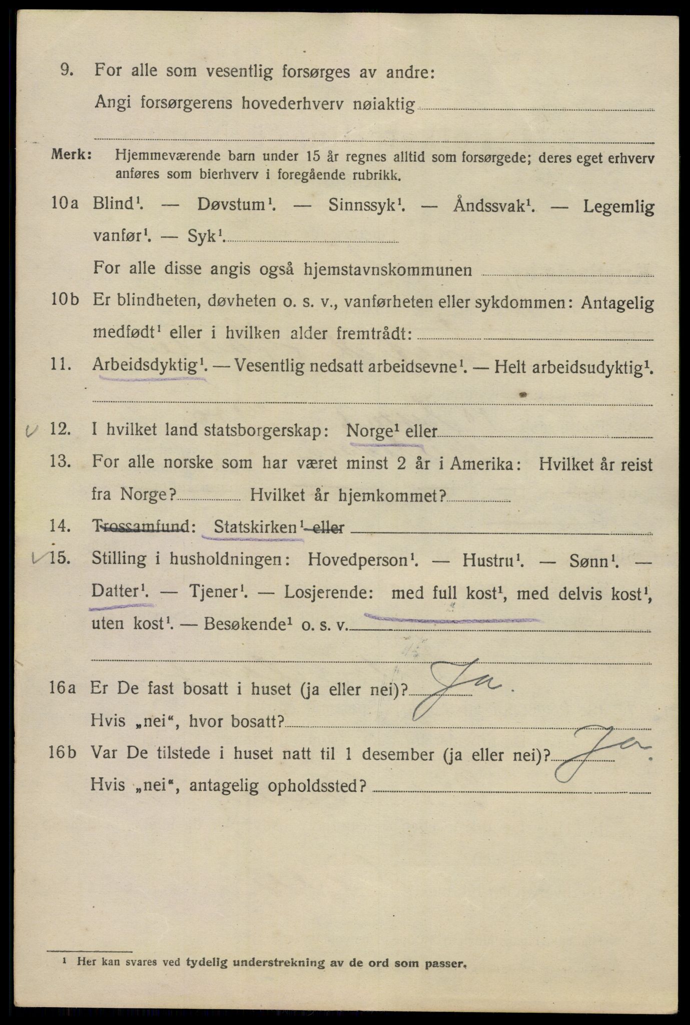 SAO, 1920 census for Kristiania, 1920, p. 171654