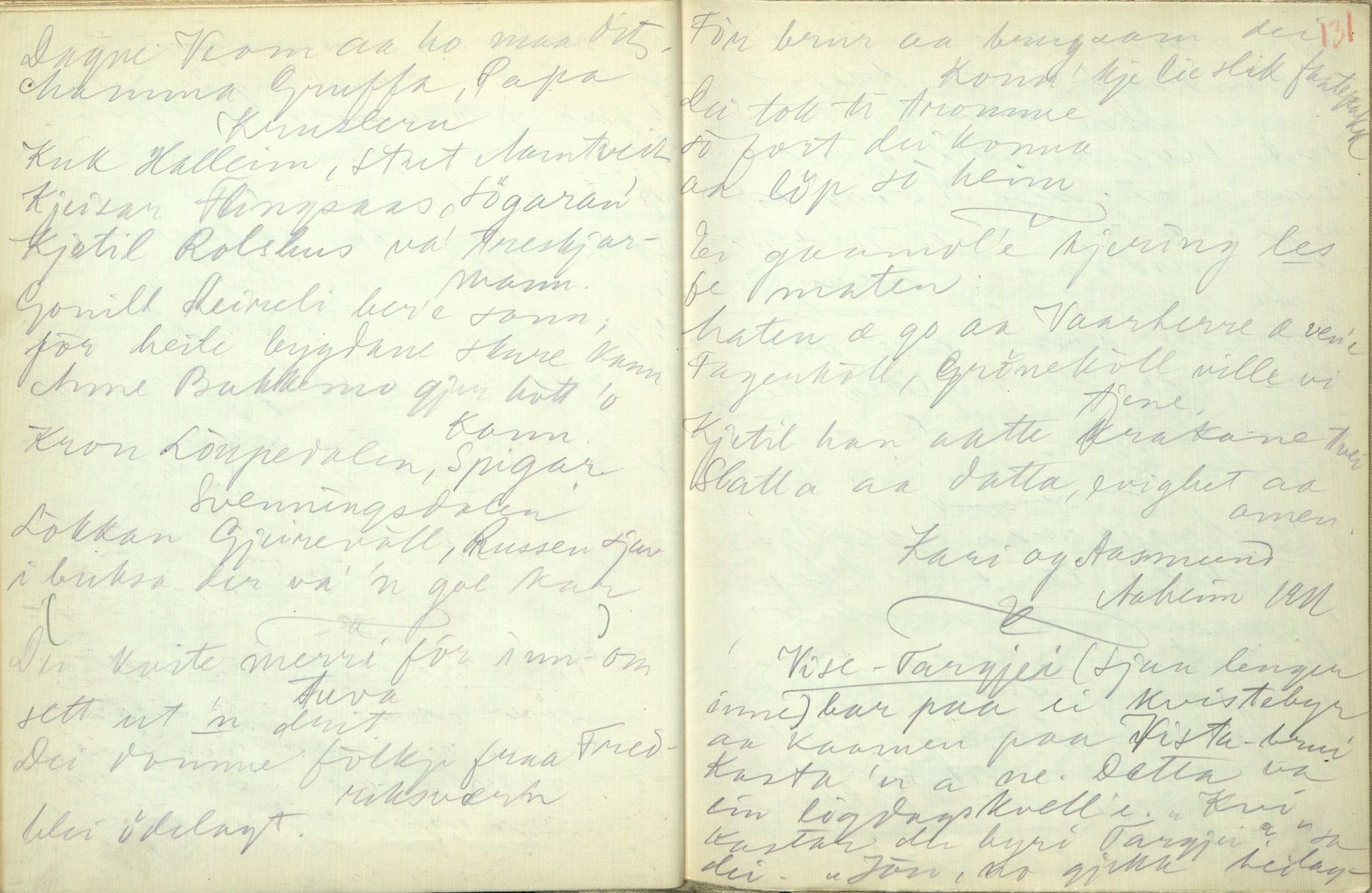 Rikard Berge, TEMU/TGM-A-1003/F/L0006/0020: 201-250 / 220 Laardal, Mo, 1911, p. 130-131