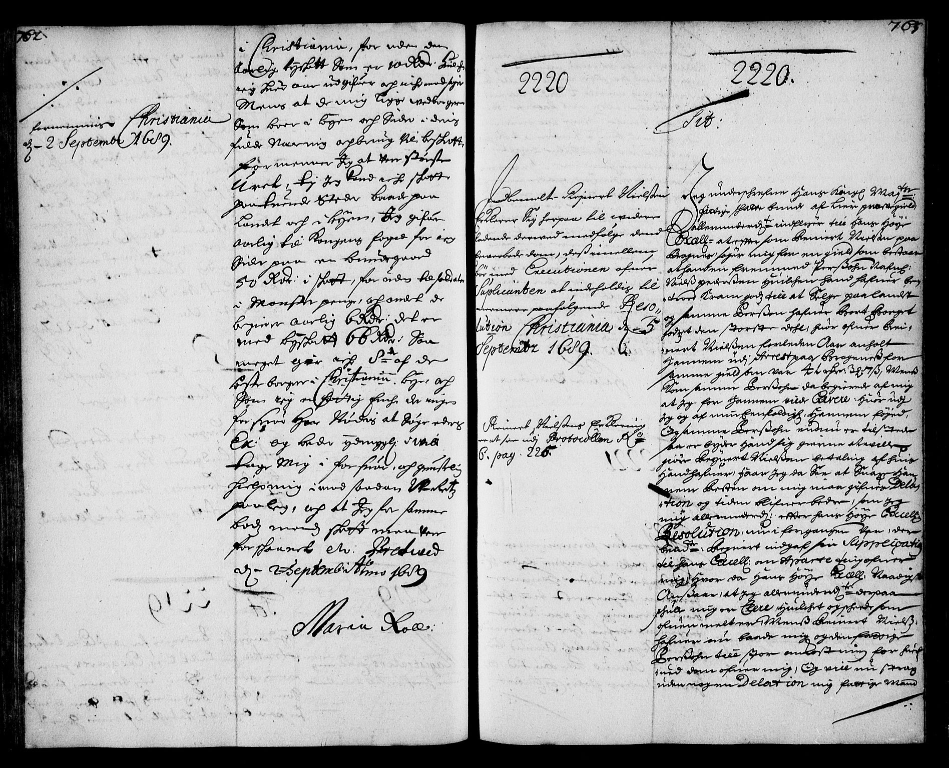 Stattholderembetet 1572-1771, AV/RA-EA-2870/Ae/L0006: Supplikasjons- og resolusjonsprotokoll, 1688-1689, p. 762-763