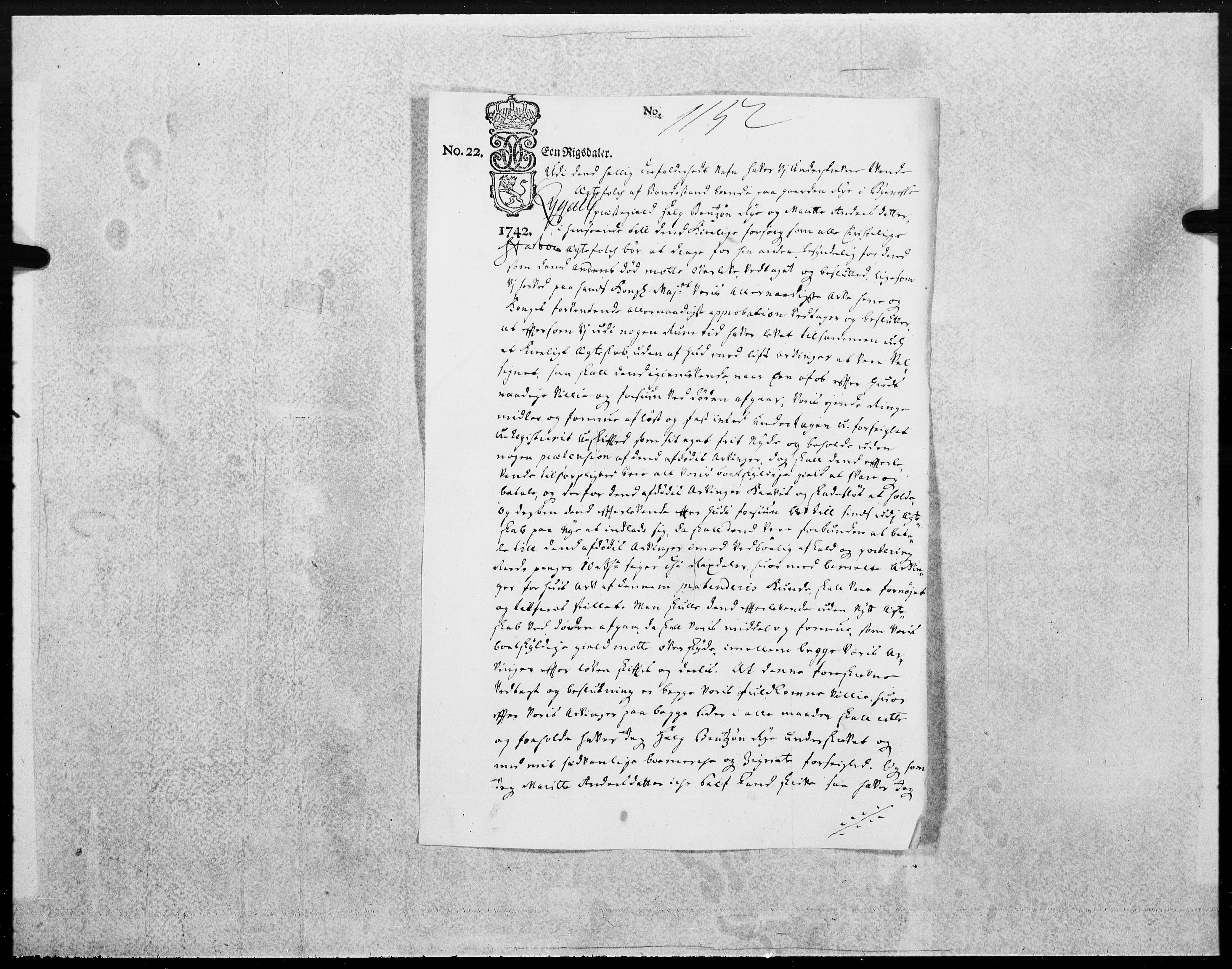 Danske Kanselli 1572-1799, AV/RA-EA-3023/F/Fc/Fcc/Fcca/L0135: Norske innlegg 1572-1799, 1742, p. 55
