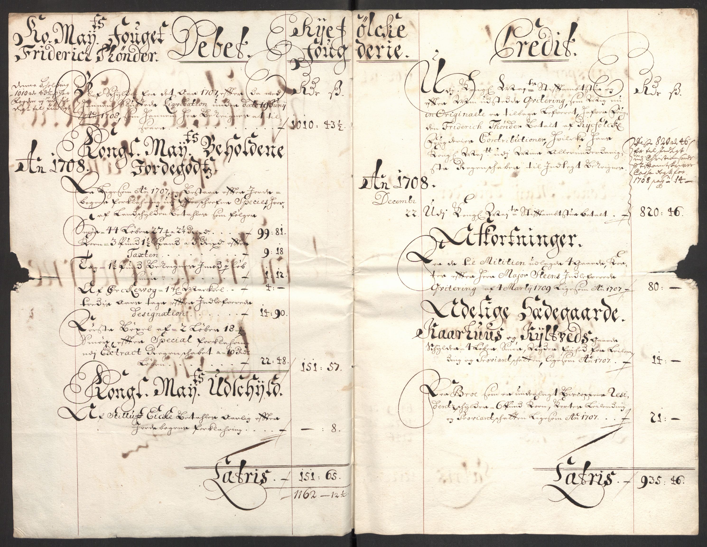 Rentekammeret inntil 1814, Reviderte regnskaper, Fogderegnskap, AV/RA-EA-4092/R47/L2861: Fogderegnskap Ryfylke, 1706-1709, p. 173