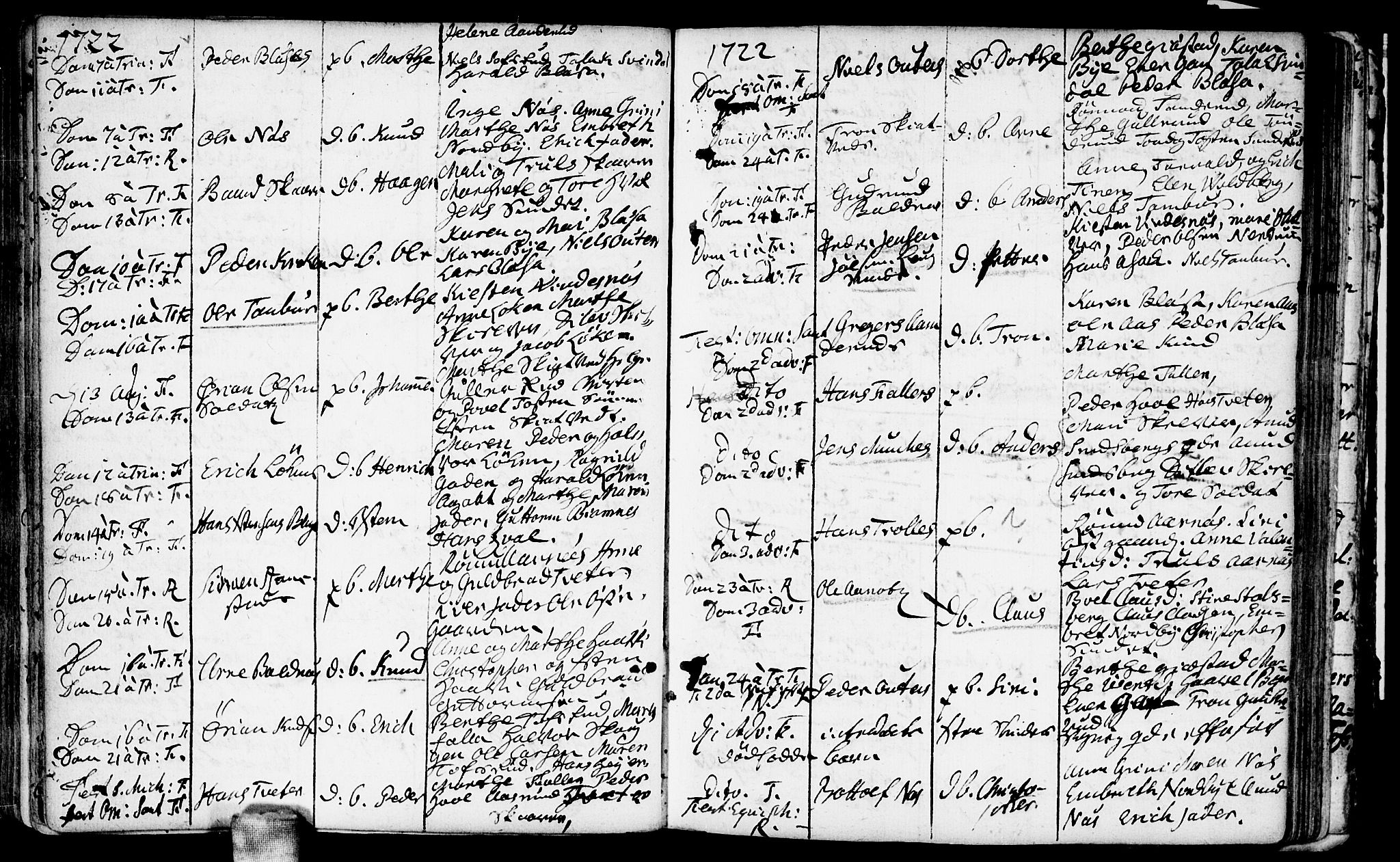 Fet prestekontor Kirkebøker, AV/SAO-A-10370a/F/Fa/L0001: Parish register (official) no. I 1, 1716-1751, p. 64