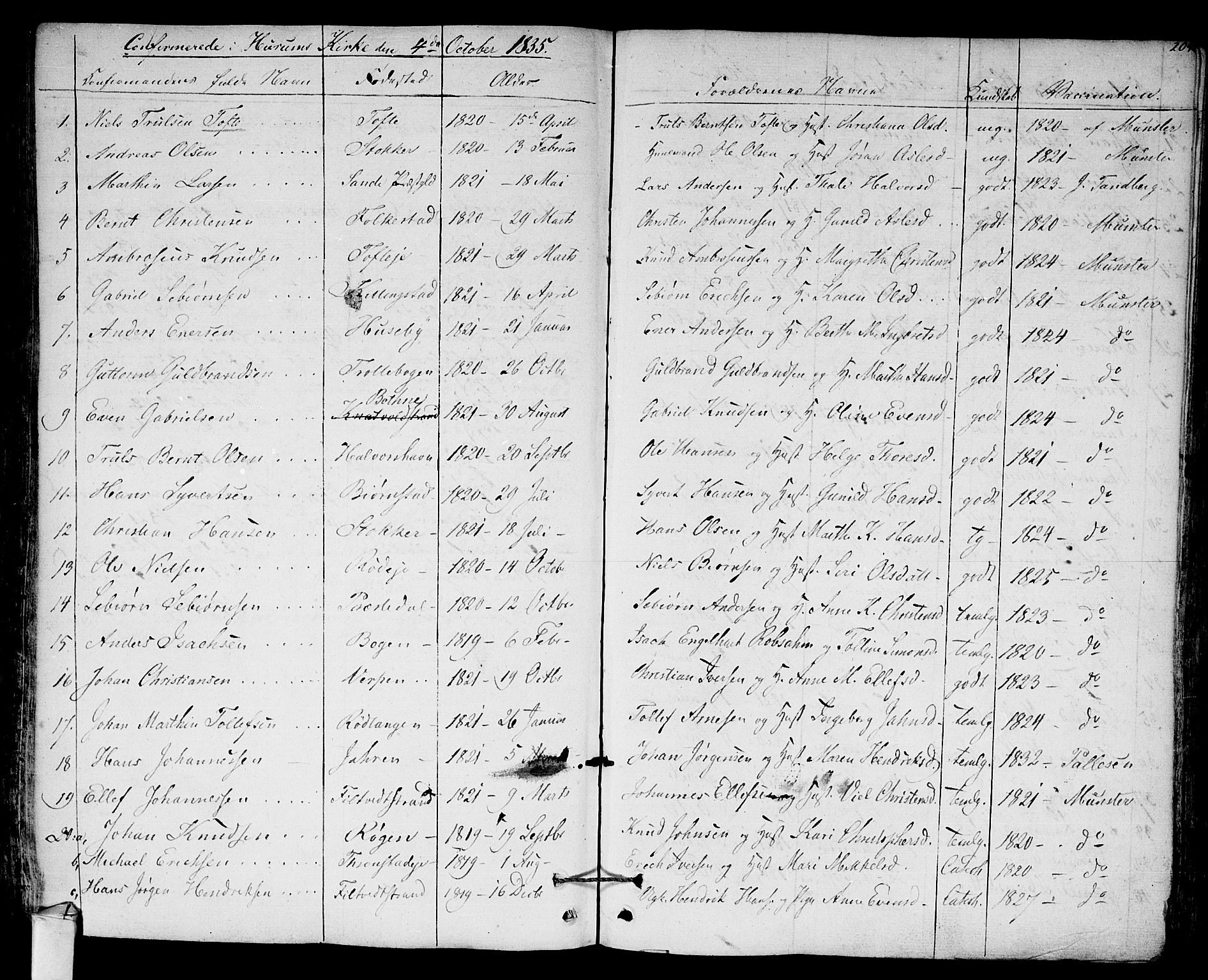 Hurum kirkebøker, AV/SAKO-A-229/F/Fa/L0010: Parish register (official) no. 10, 1827-1846, p. 205