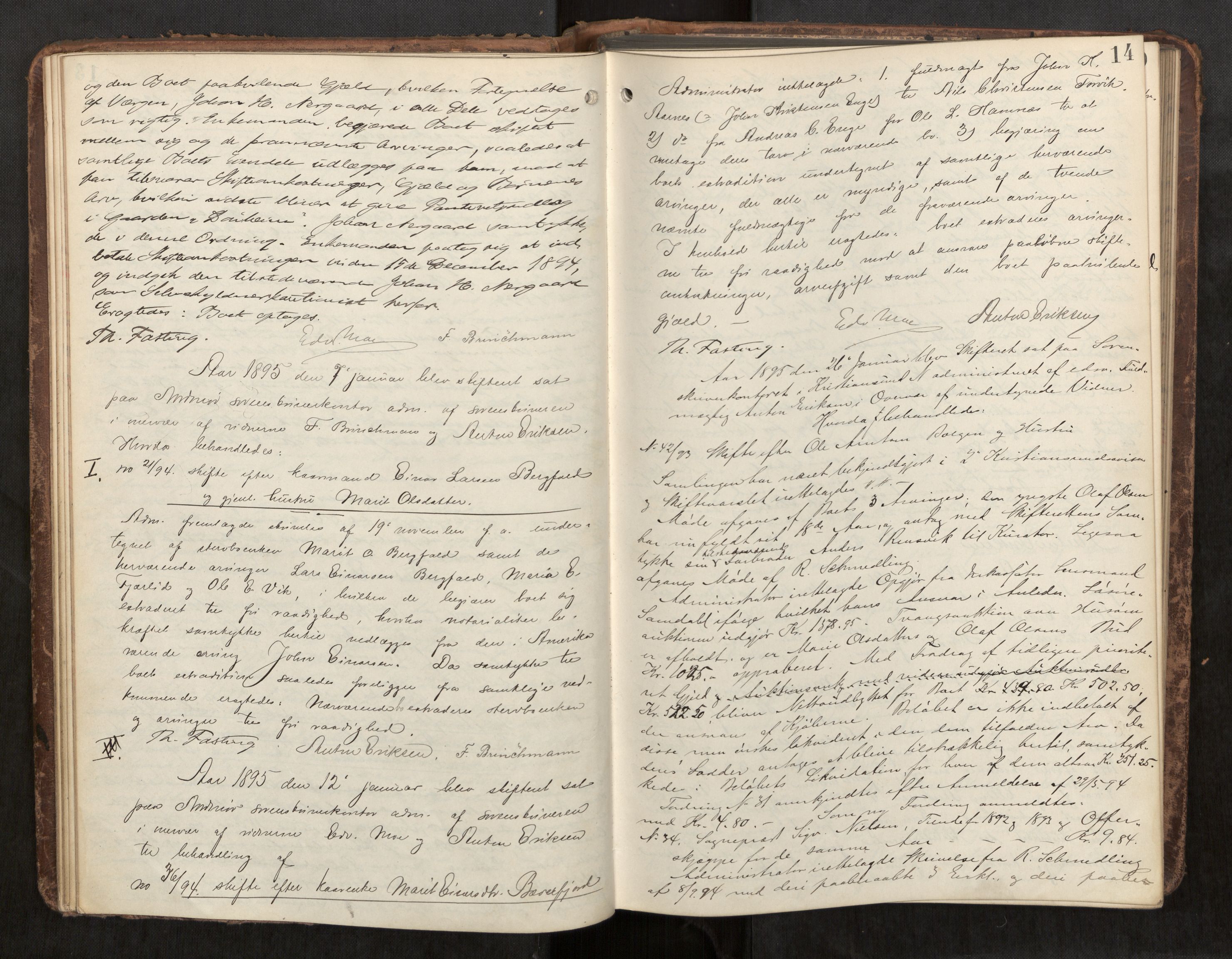 Nordmøre sorenskriveri, AV/SAT-A-4132/1/3/3B/L0006: Forhandlingsprotokoll nr. 06, 1894-1900, p. 14