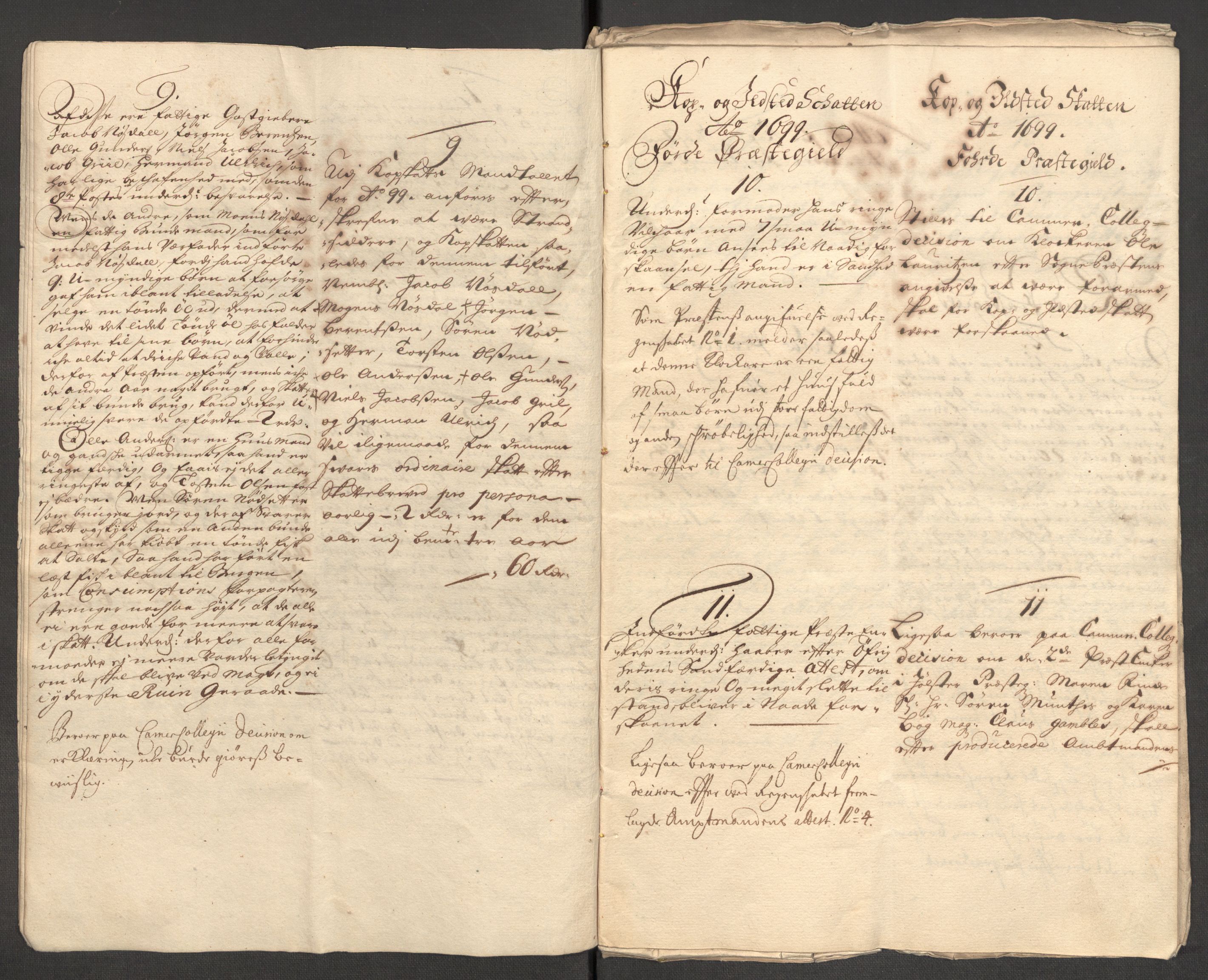 Rentekammeret inntil 1814, Reviderte regnskaper, Fogderegnskap, AV/RA-EA-4092/R53/L3424: Fogderegnskap Sunn- og Nordfjord, 1699, p. 454