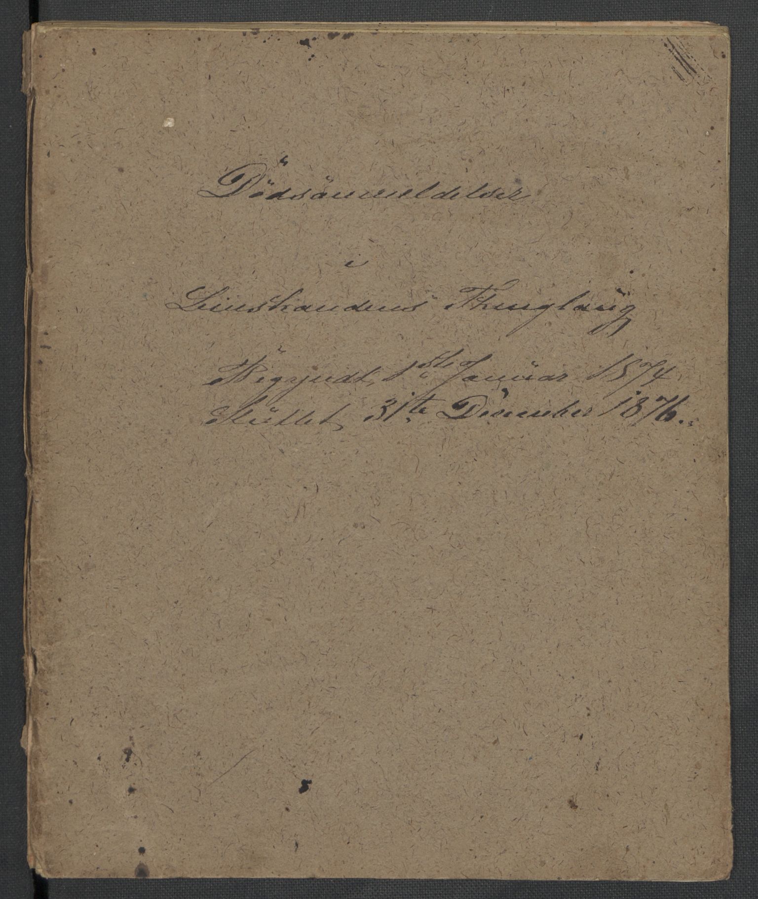 Leinstrand lensmannskontor, SAT/A-1060/1/02/L0001: 02.01.01 Dødsfallsmeldinger, 1851-1890
