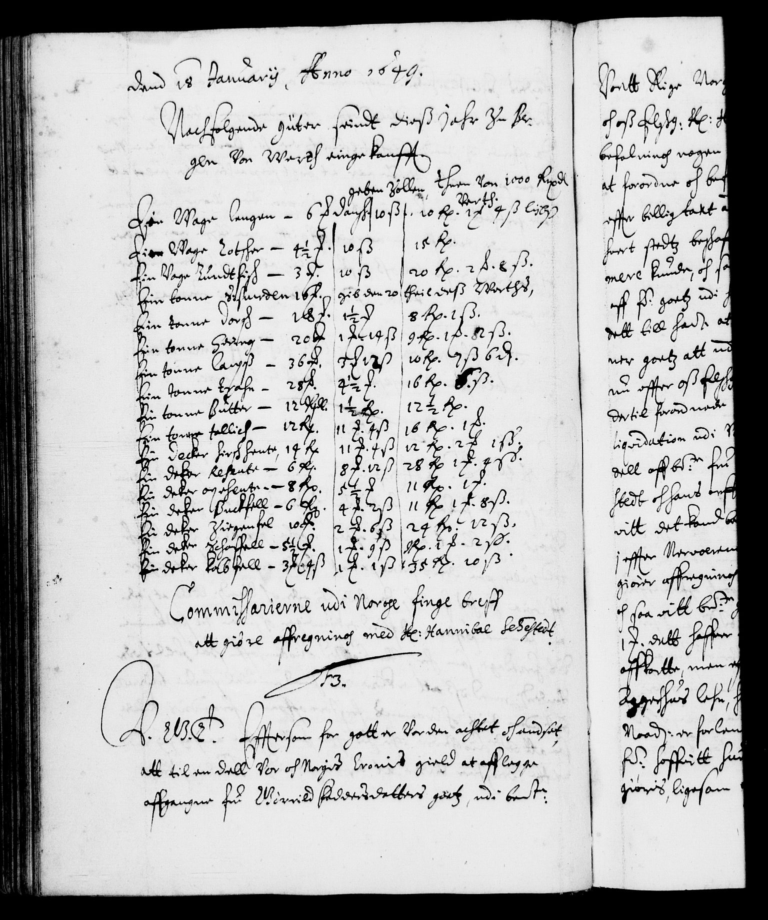 Danske Kanselli 1572-1799, RA/EA-3023/F/Fc/Fca/Fcab/L0008: Norske tegnelser (mikrofilm), 1648-1652, p. 72b