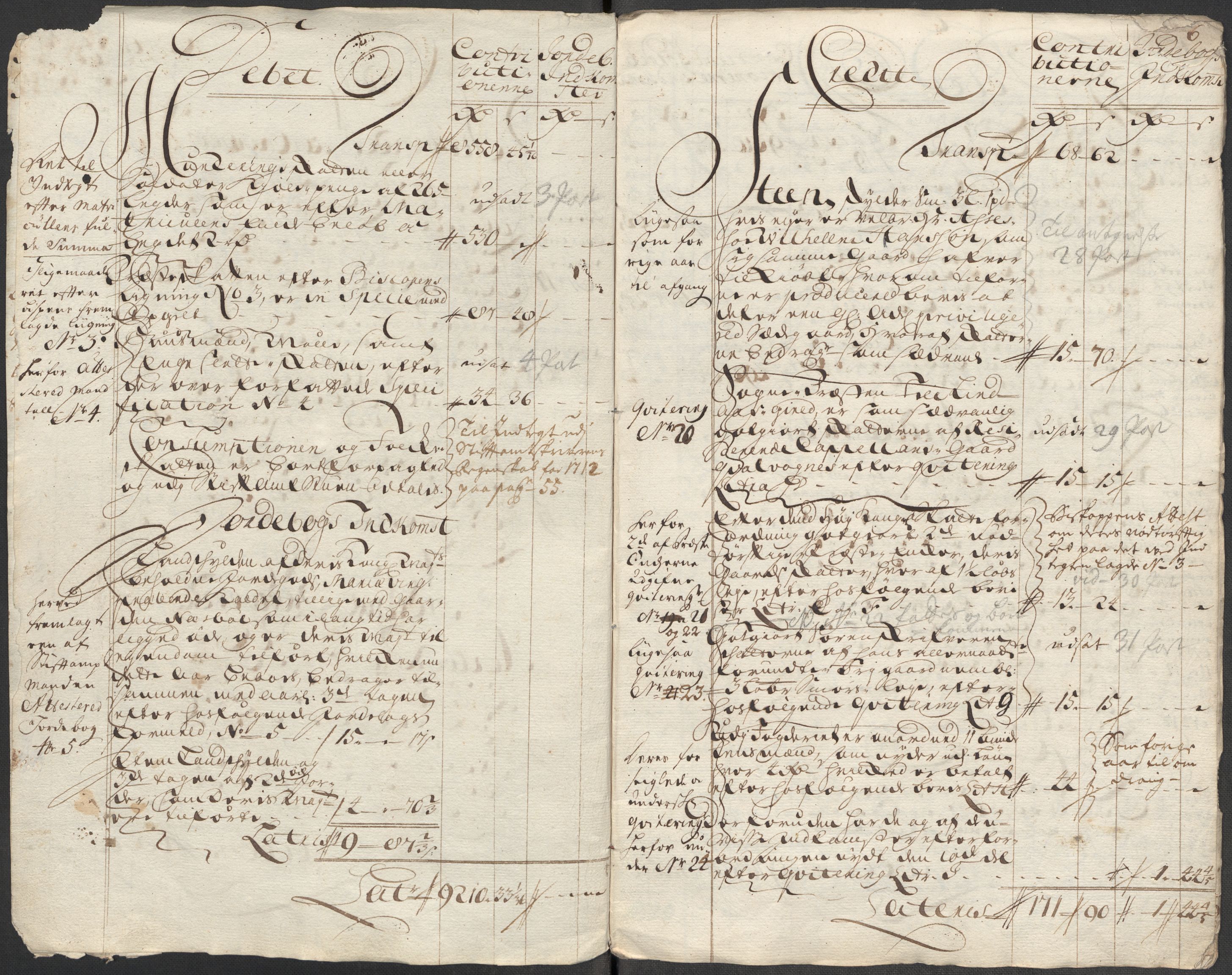 Rentekammeret inntil 1814, Reviderte regnskaper, Fogderegnskap, RA/EA-4092/R51/L3194: Fogderegnskap Nordhordland og Voss, 1712, p. 6