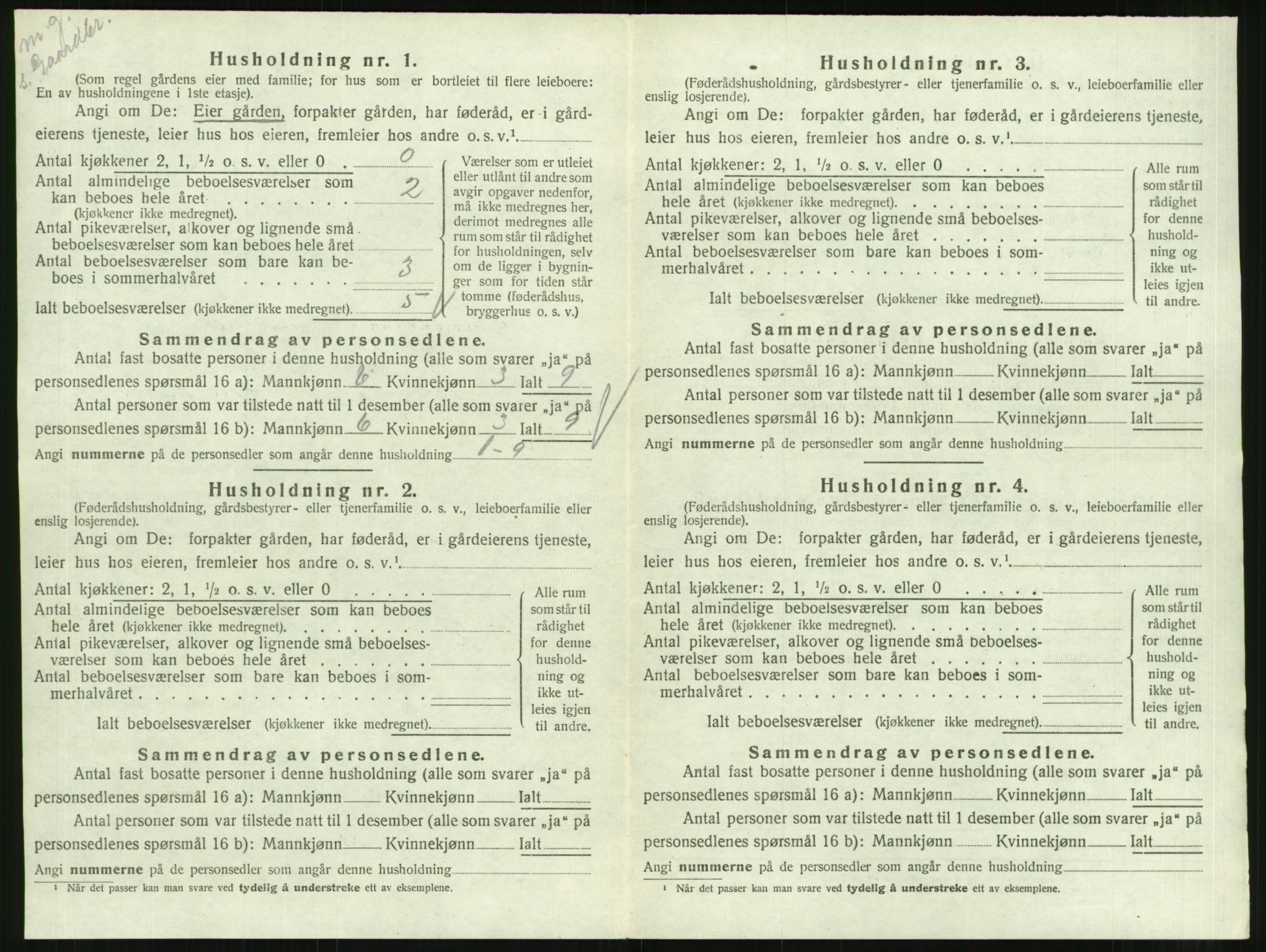 SAT, 1920 census for Ålvundeid, 1920, p. 97