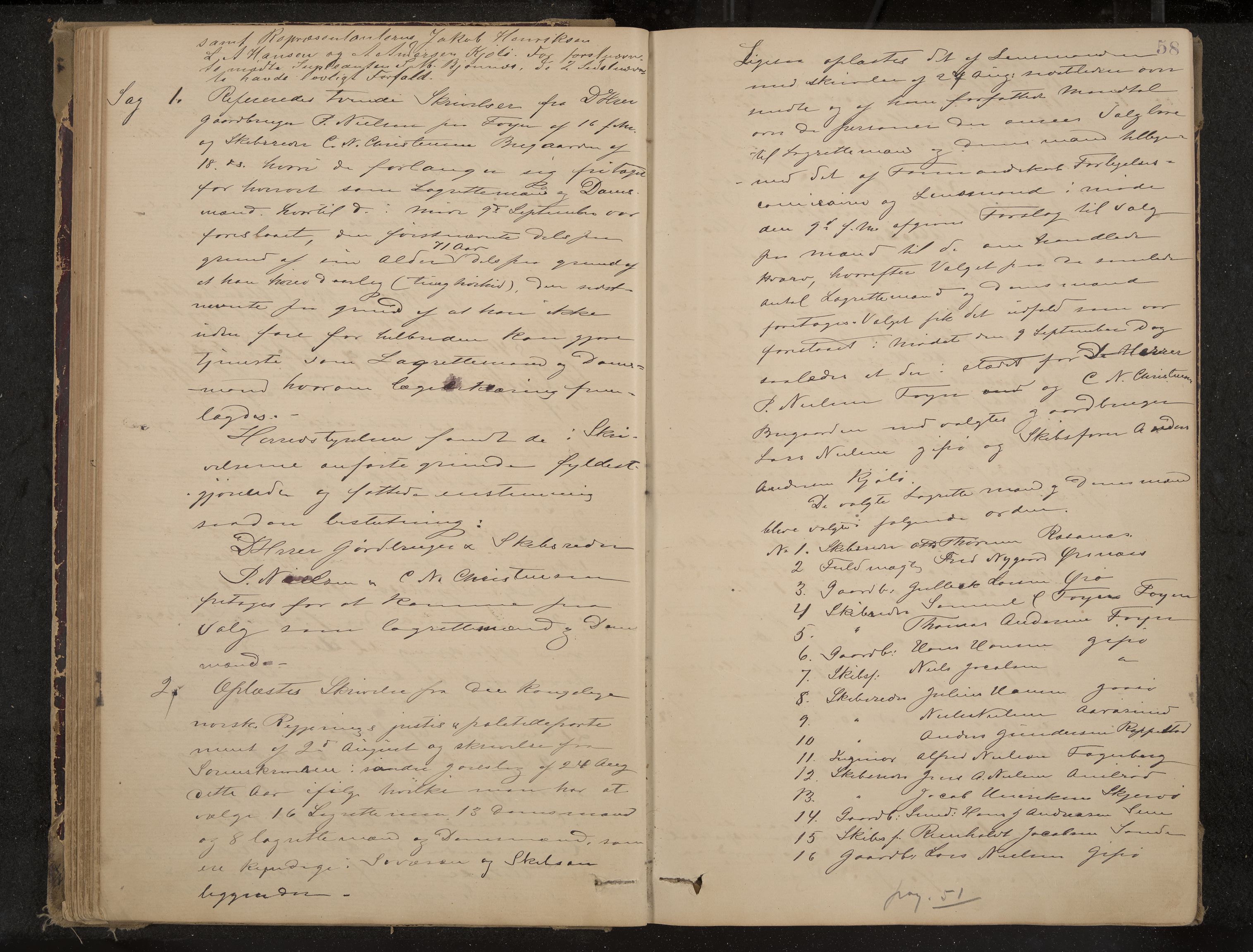 Nøtterøy formannskap og sentraladministrasjon, IKAK/0722021-1/A/Aa/L0004: Møtebok, 1887-1896, p. 58