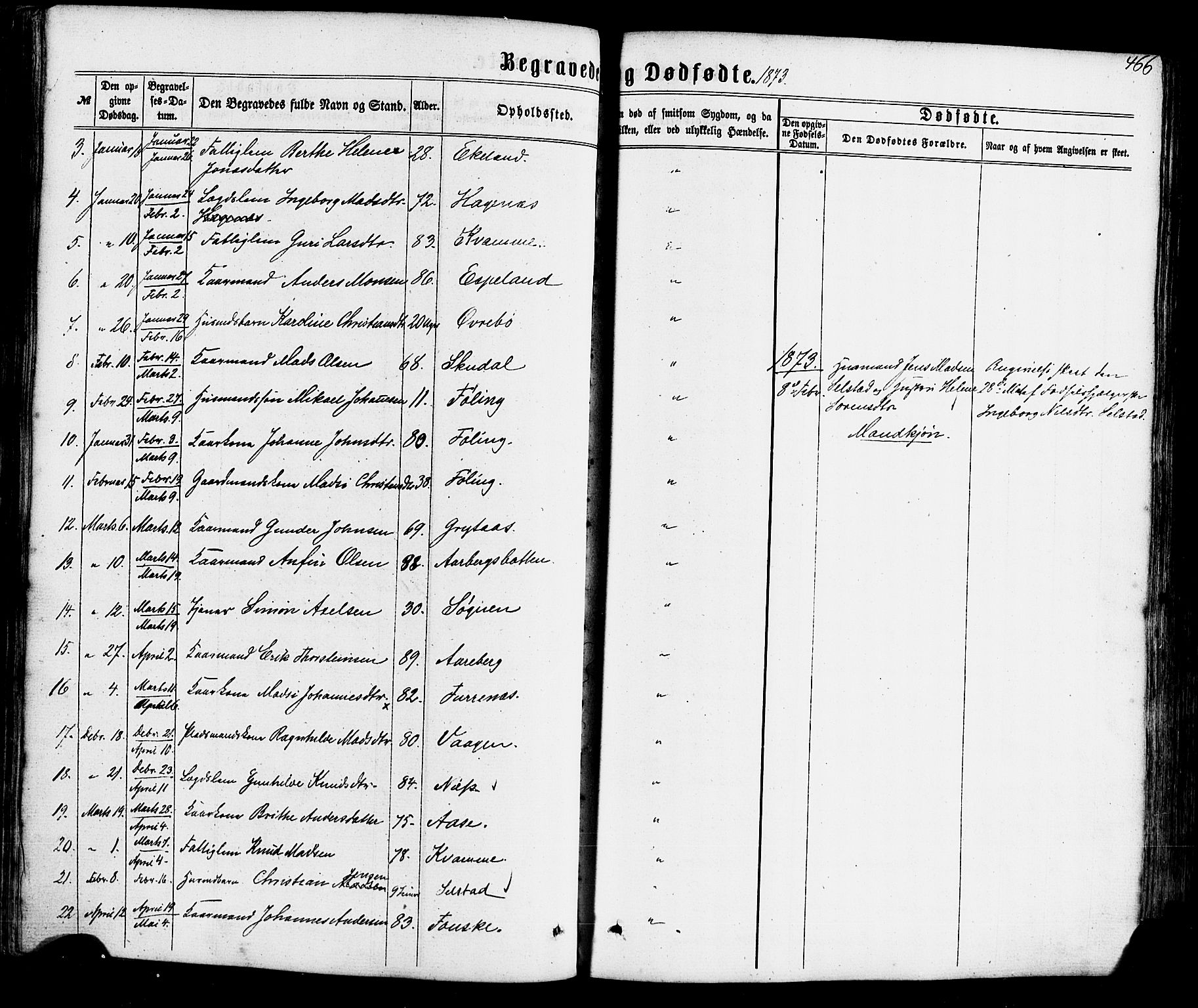 Gaular sokneprestembete, SAB/A-80001/H/Haa: Parish register (official) no. A 5, 1860-1881, p. 466