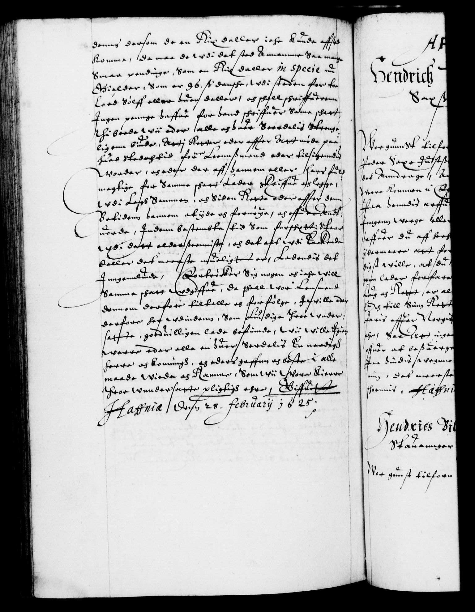 Danske Kanselli 1572-1799, AV/RA-EA-3023/F/Fc/Fca/Fcab/L0004: Norske tegnelser (mikrofilm), 1617-1627, p. 492b