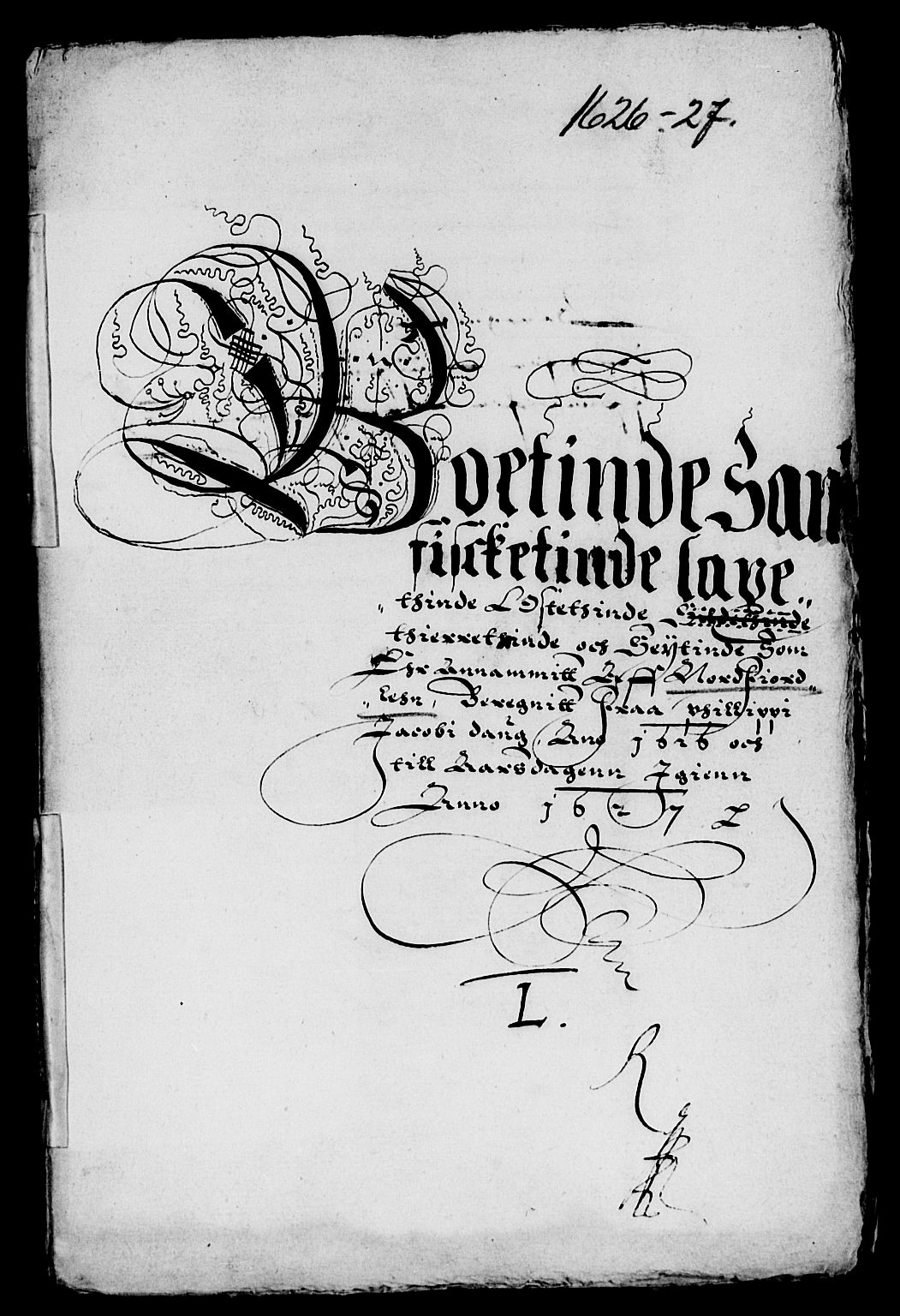 Rentekammeret inntil 1814, Reviderte regnskaper, Lensregnskaper, AV/RA-EA-5023/R/Rb/Rbt/L0041: Bergenhus len, 1626-1627