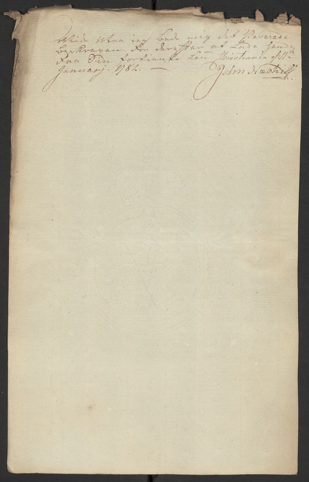 Oslo politidistrikt, AV/SAO-A-10085/D/Da/L0003: Innkomne brev, pro memoria m.v., 1781, p. 316
