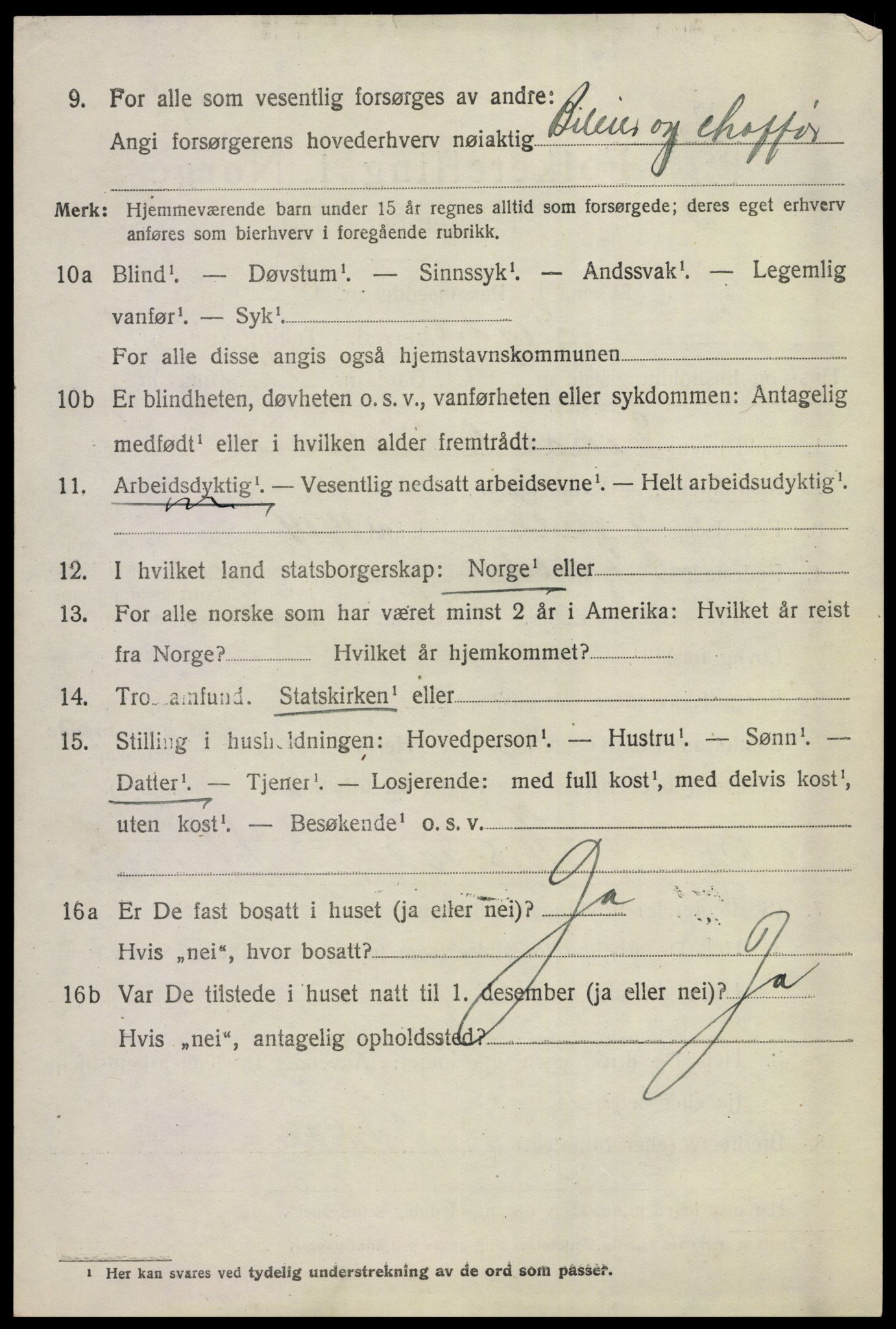 SAKO, 1920 census for Sigdal, 1920, p. 2019