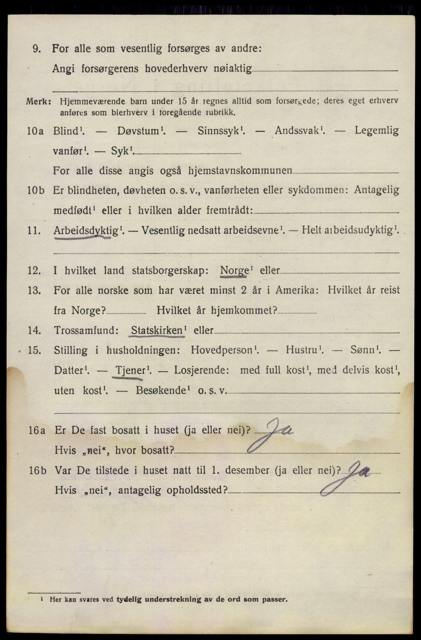 SAO, 1920 census for Fet, 1920, p. 3783