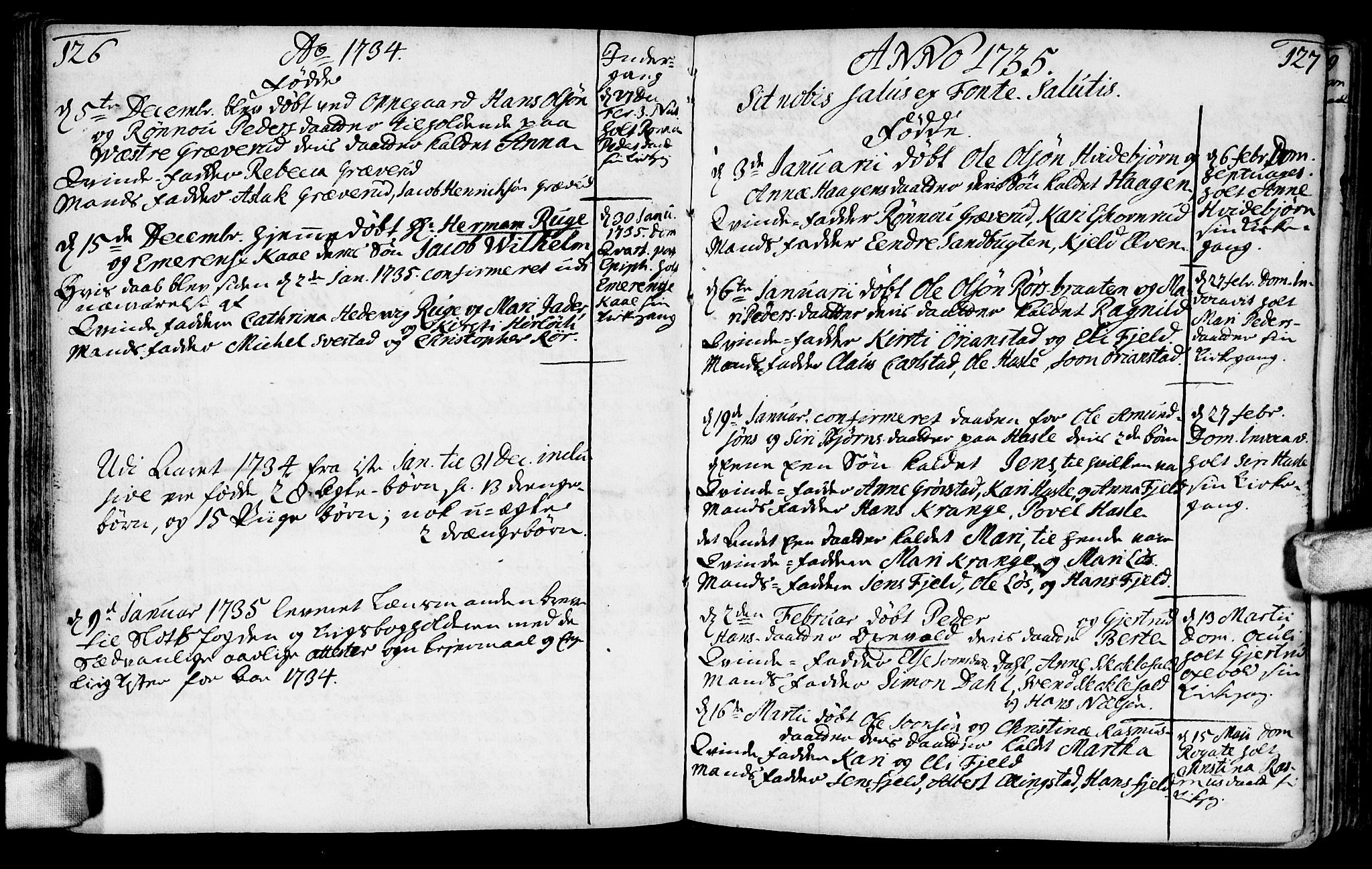 Nesodden prestekontor Kirkebøker, SAO/A-10013/F/Fa/L0001: Parish register (official) no. I 1, 1709-1749, p. 126-127