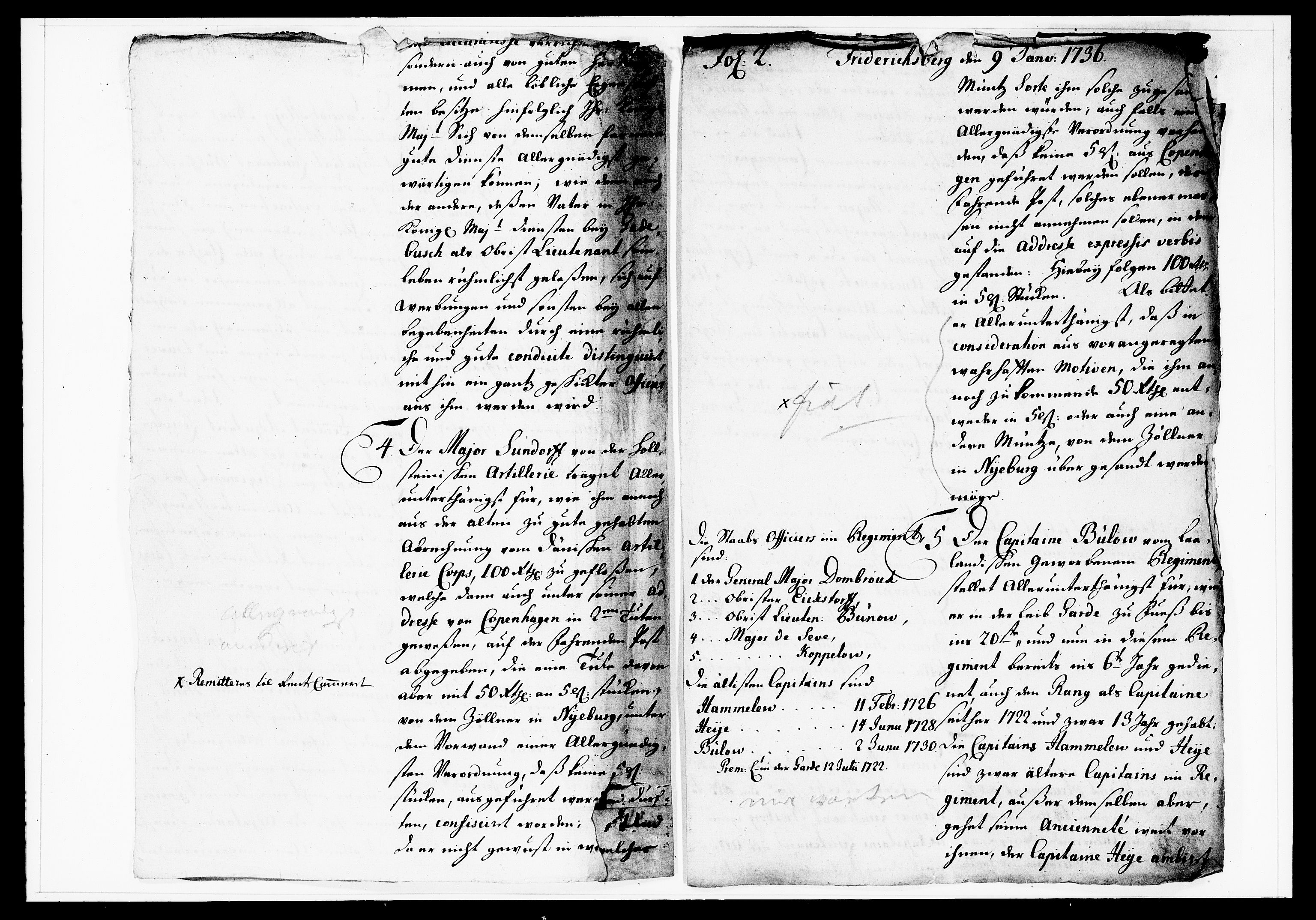 Krigskollegiet, Krigskancelliet, DRA/A-0006/-/1130-1137: Refererede sager, 1736, p. 4