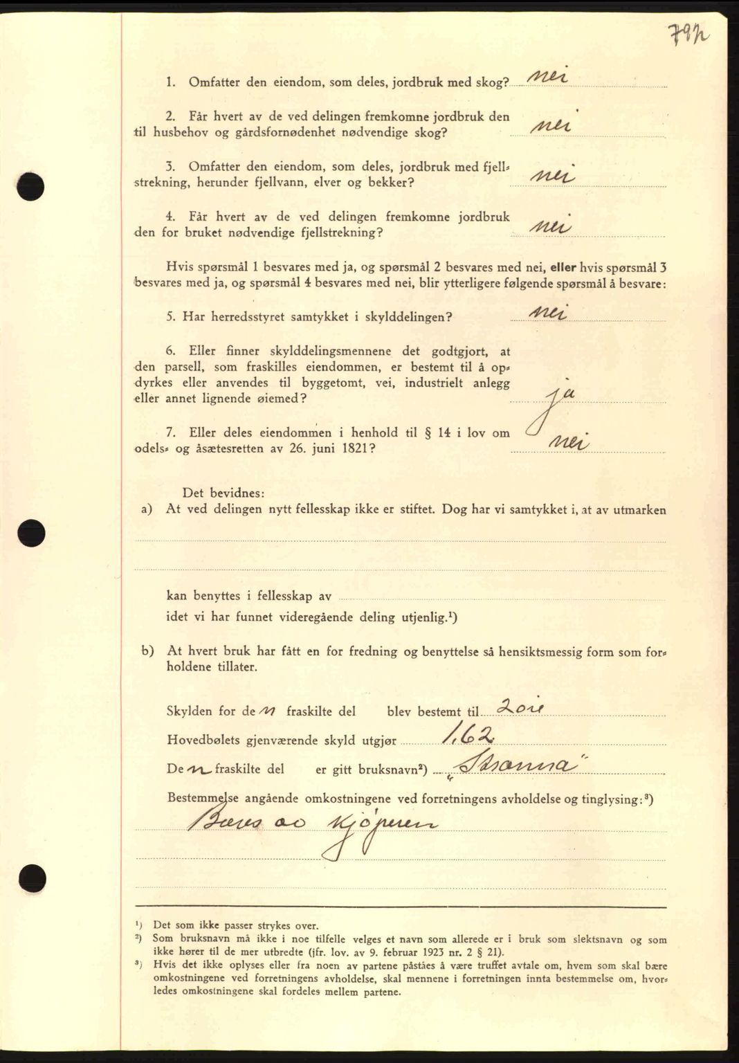 Nordmøre sorenskriveri, AV/SAT-A-4132/1/2/2Ca: Mortgage book no. A91, 1941-1942, Diary no: : 2571/1941