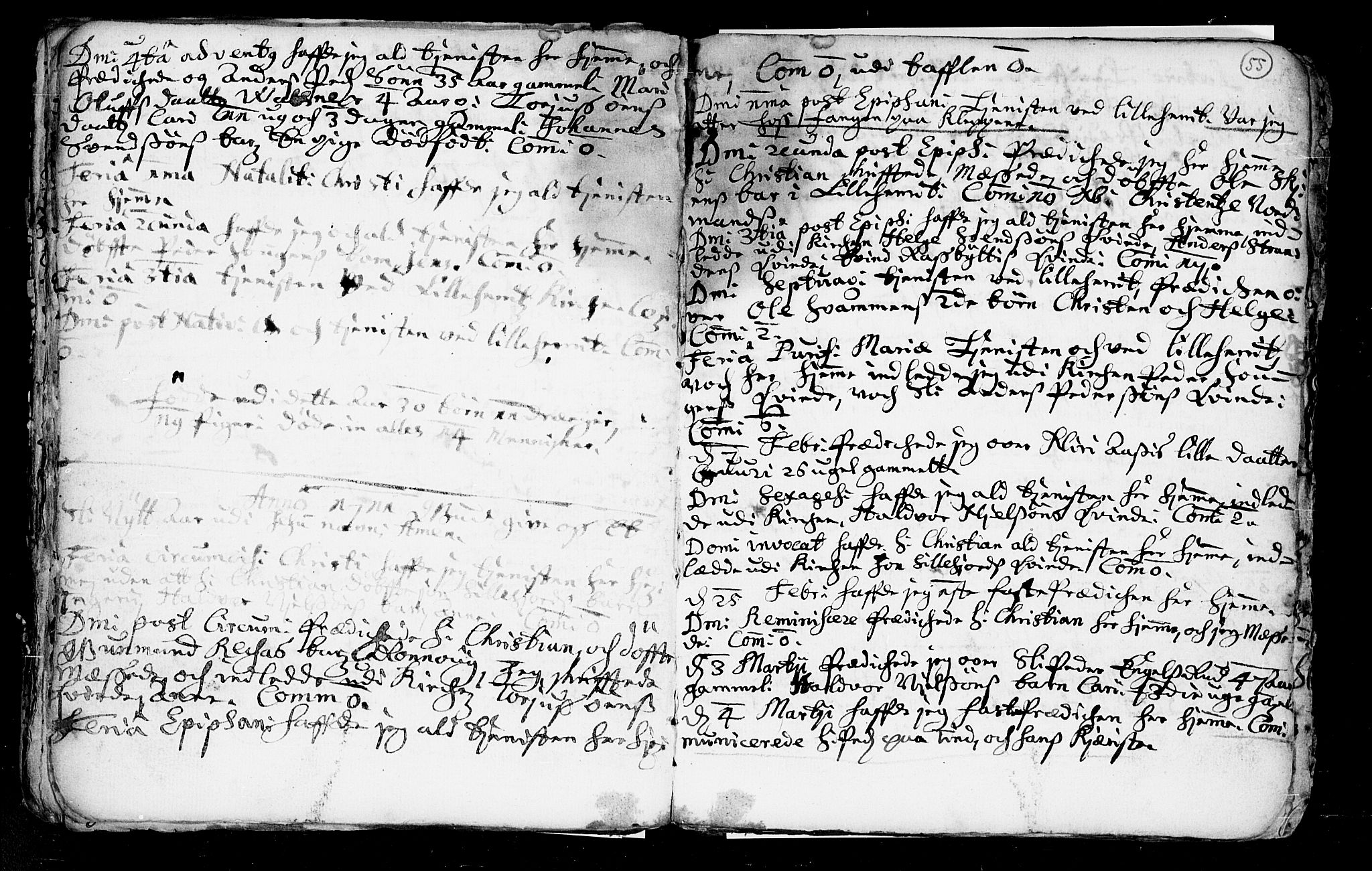 Heddal kirkebøker, SAKO/A-268/F/Fa/L0002: Parish register (official) no. I 2, 1699-1722, p. 55