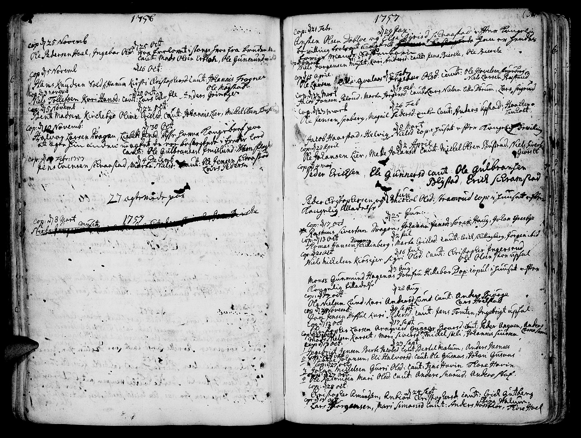 Vang prestekontor, Hedmark, AV/SAH-PREST-008/H/Ha/Haa/L0003: Parish register (official) no. 3, 1734-1809, p. 374