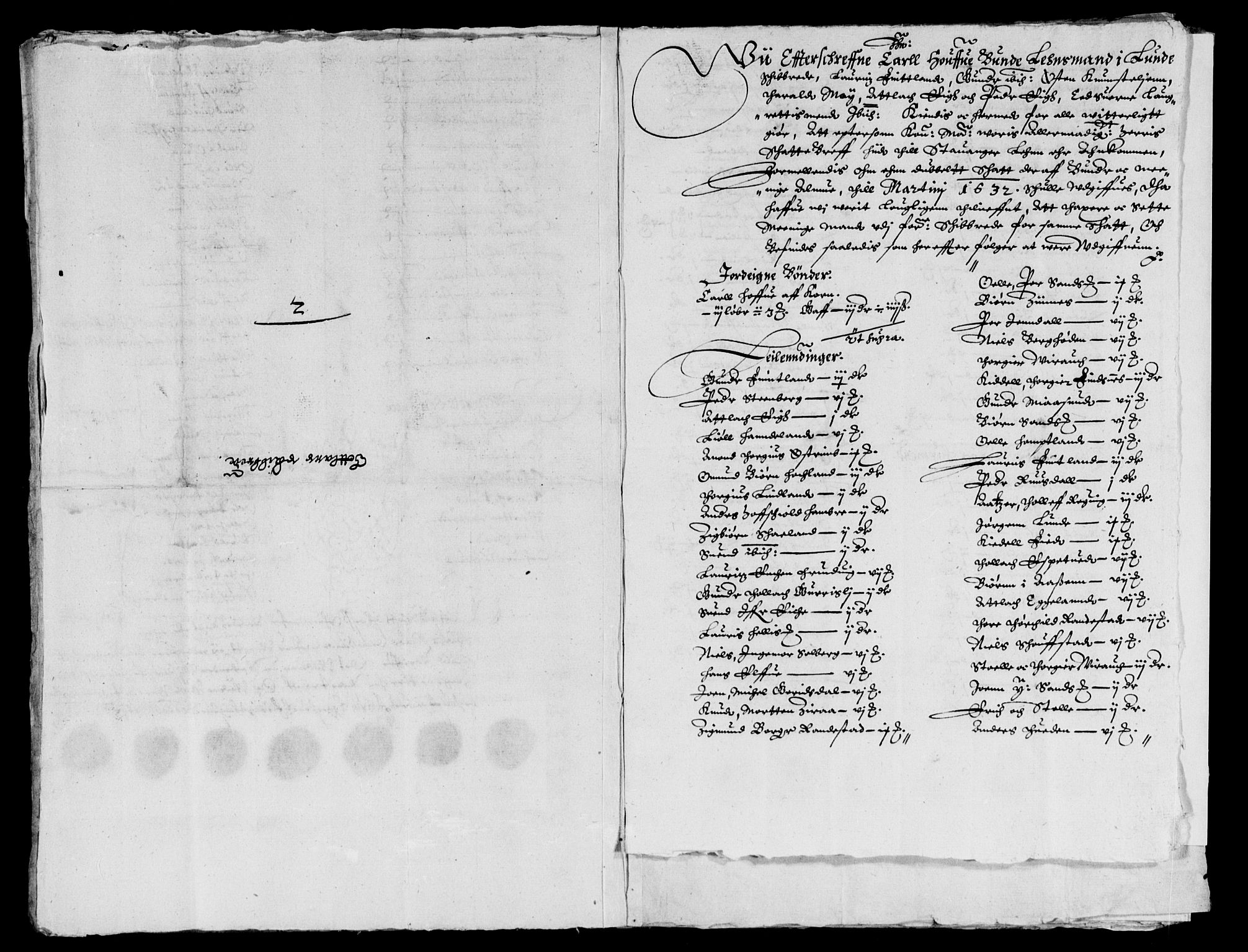 Rentekammeret inntil 1814, Reviderte regnskaper, Lensregnskaper, AV/RA-EA-5023/R/Rb/Rbs/L0016: Stavanger len, 1631-1633